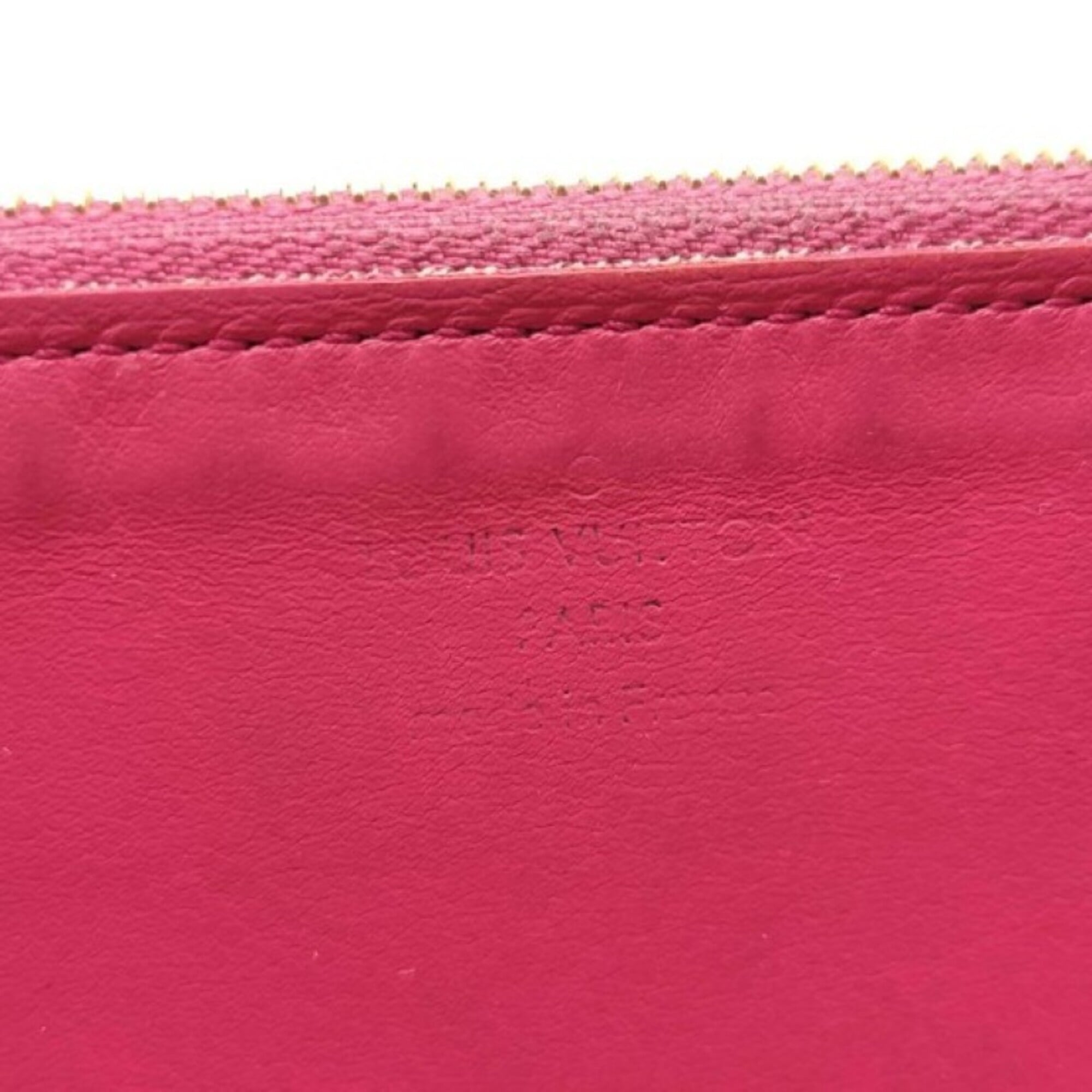 Louis Vuitton Black Noir Leather Long Wallet (Bi-Fold) (Pre-Owned)