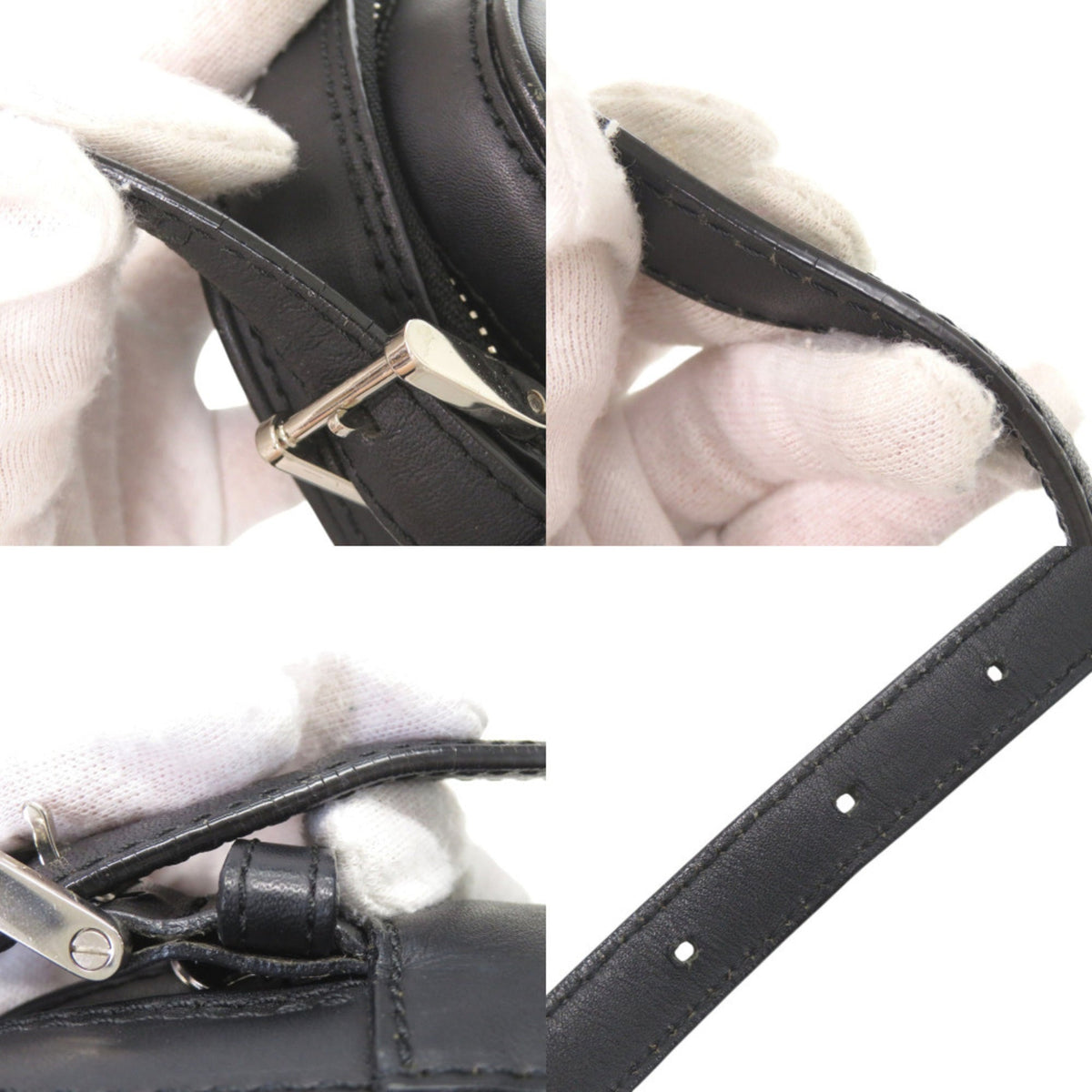 Burberry Black Leather Shoulder Bag (Pre-Owned)