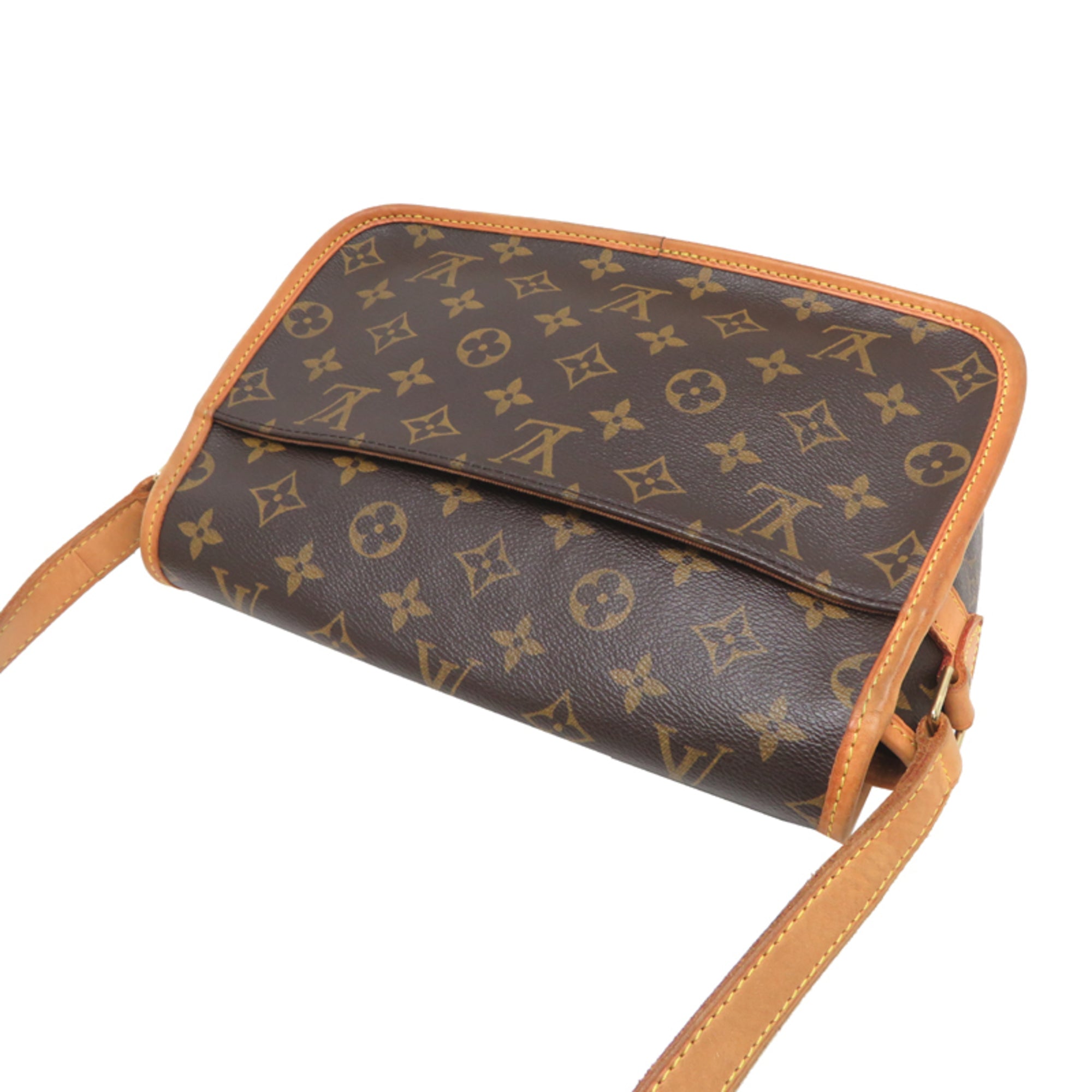 Louis Vuitton Brown Monogram Shoulder Bag (Pre-Owned)