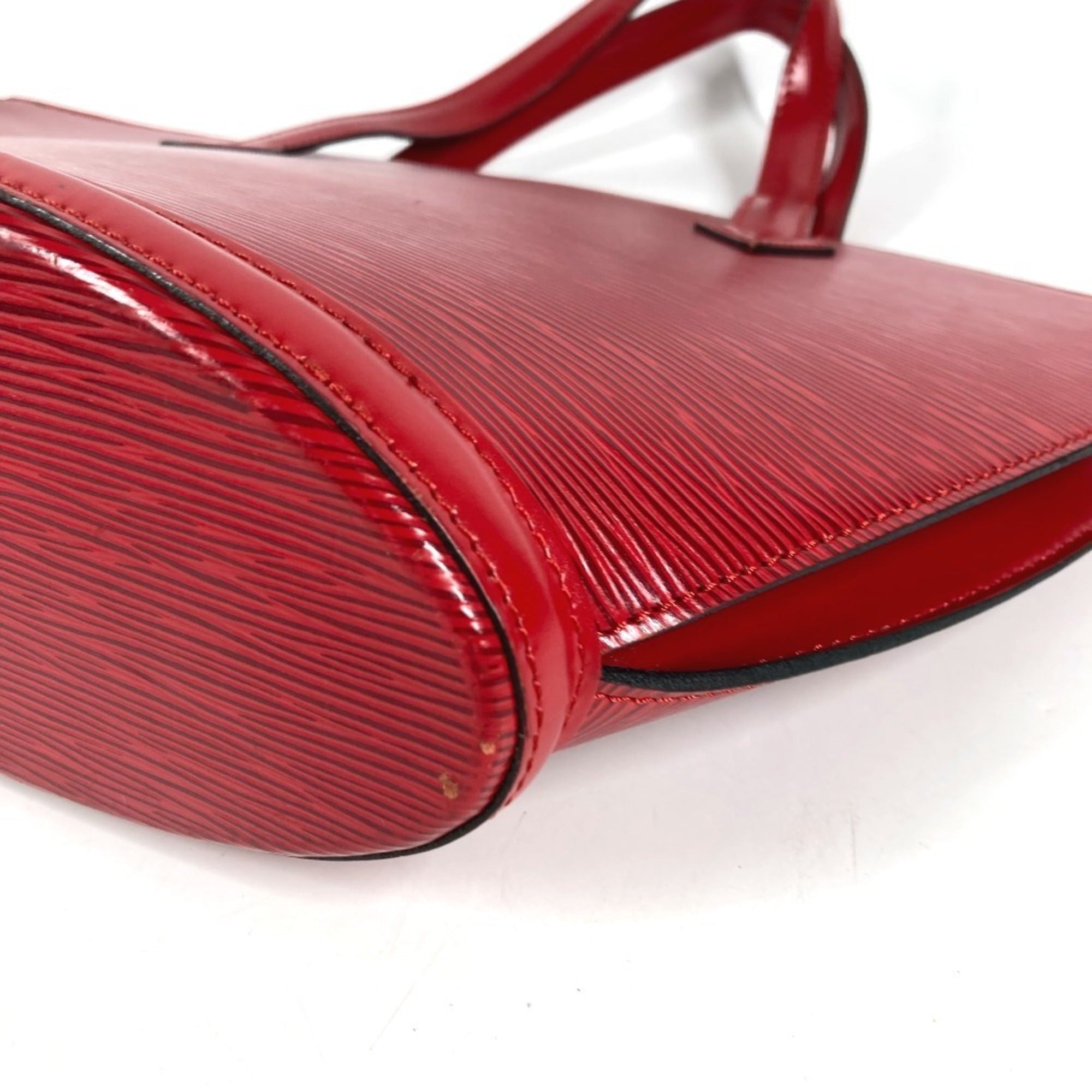 Louis Vuitton Epi Castilian Red Red Color Epi Leather Handbag Shoulder Bag Tote Bag (Pre-Owned)