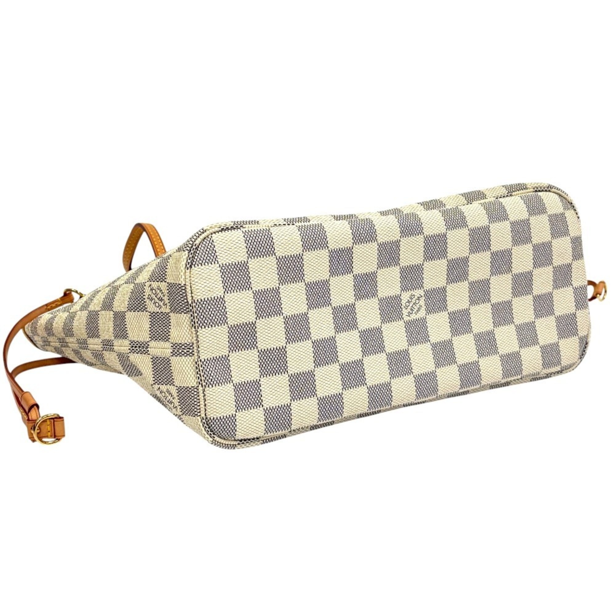 Louis Vuitton Navy White Damier Azur Tote Bag (Pre-Owned)