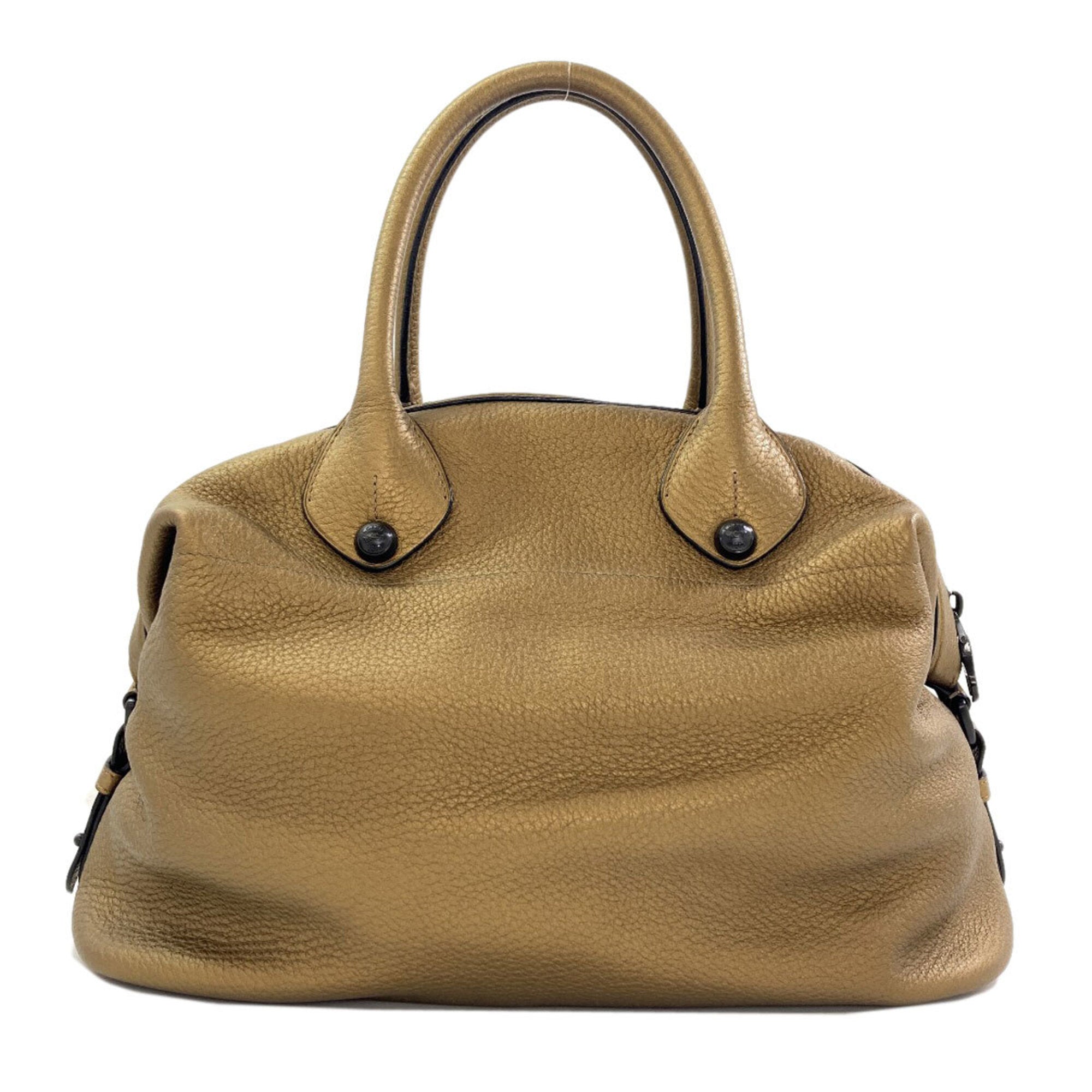 Loewe Gold Leather Handbag (Pre-Owned)
