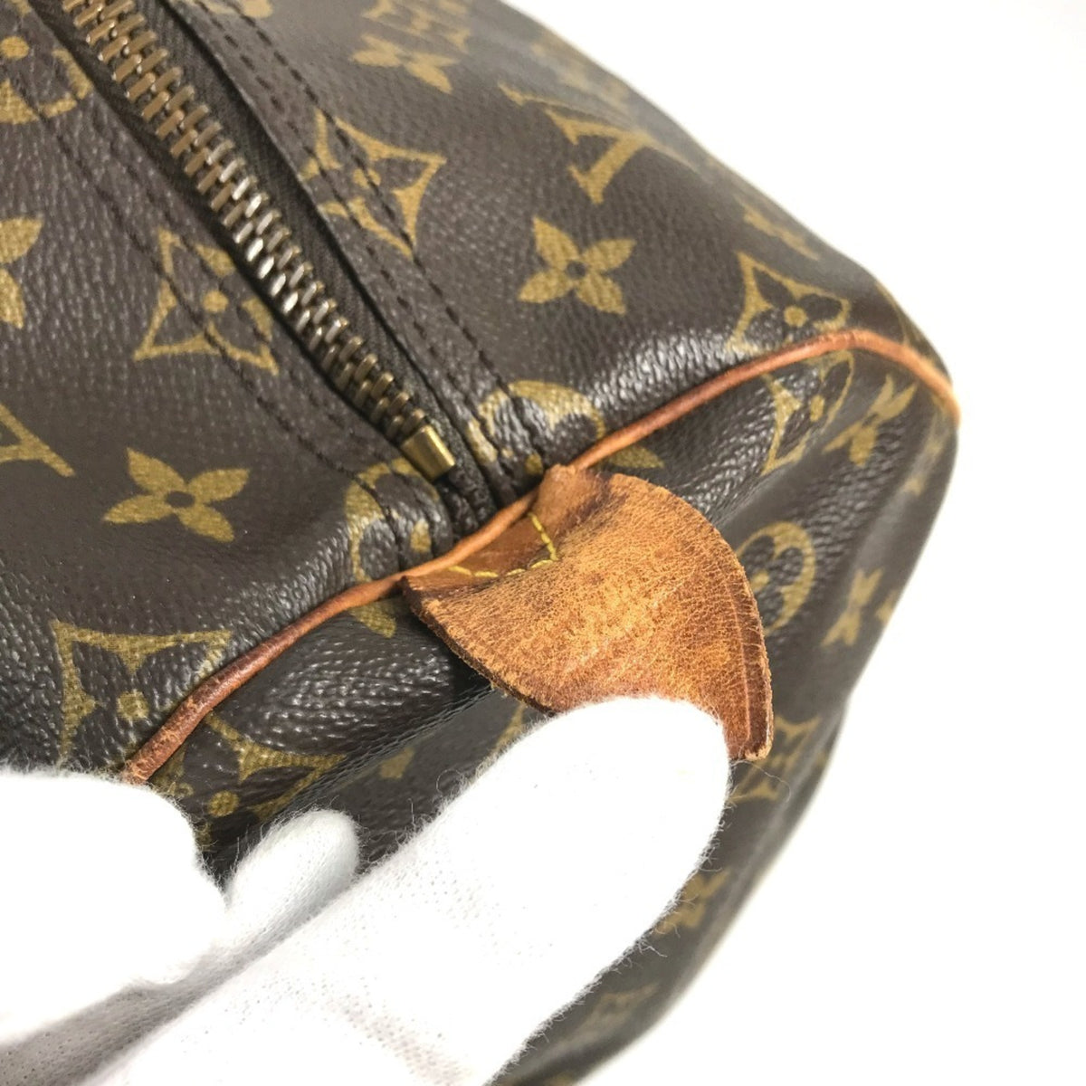 Louis Vuitton Brown Monogram Canvas Boston Bag Handbag (Pre-Owned)