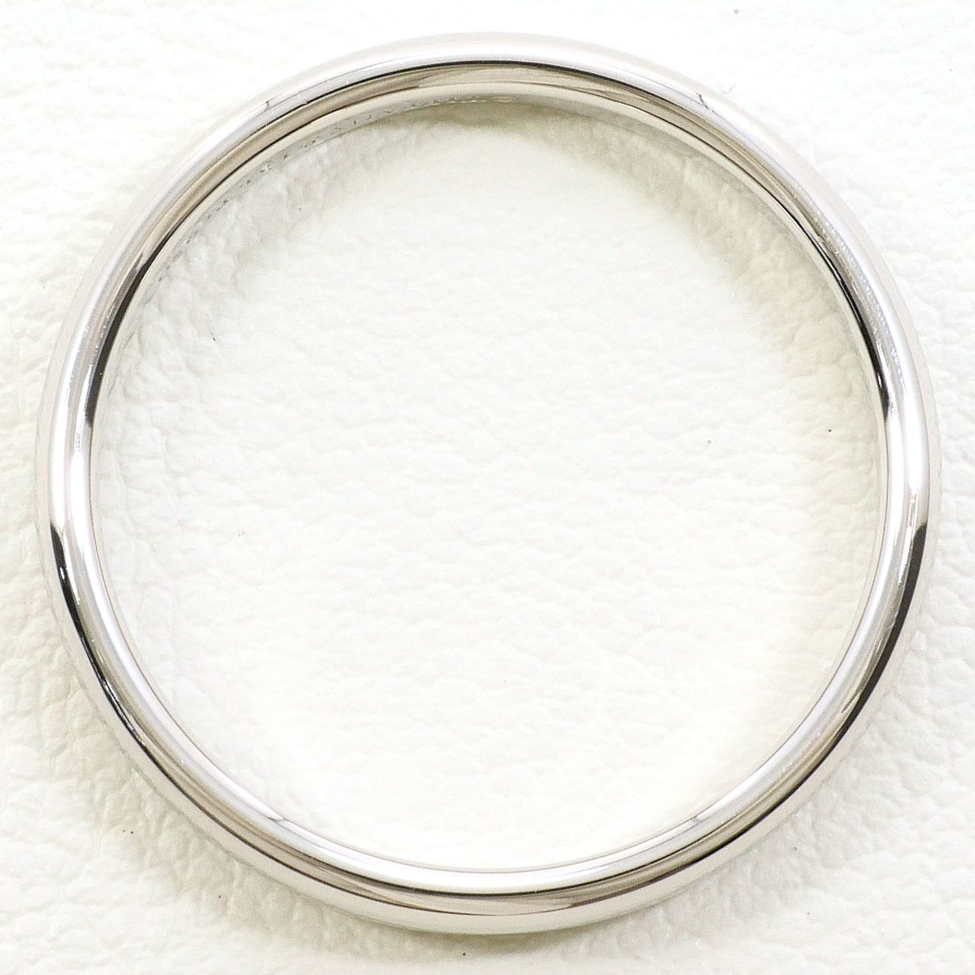Tiffany Platinum Platinum 950 Band Ring (Pre-Owned)
