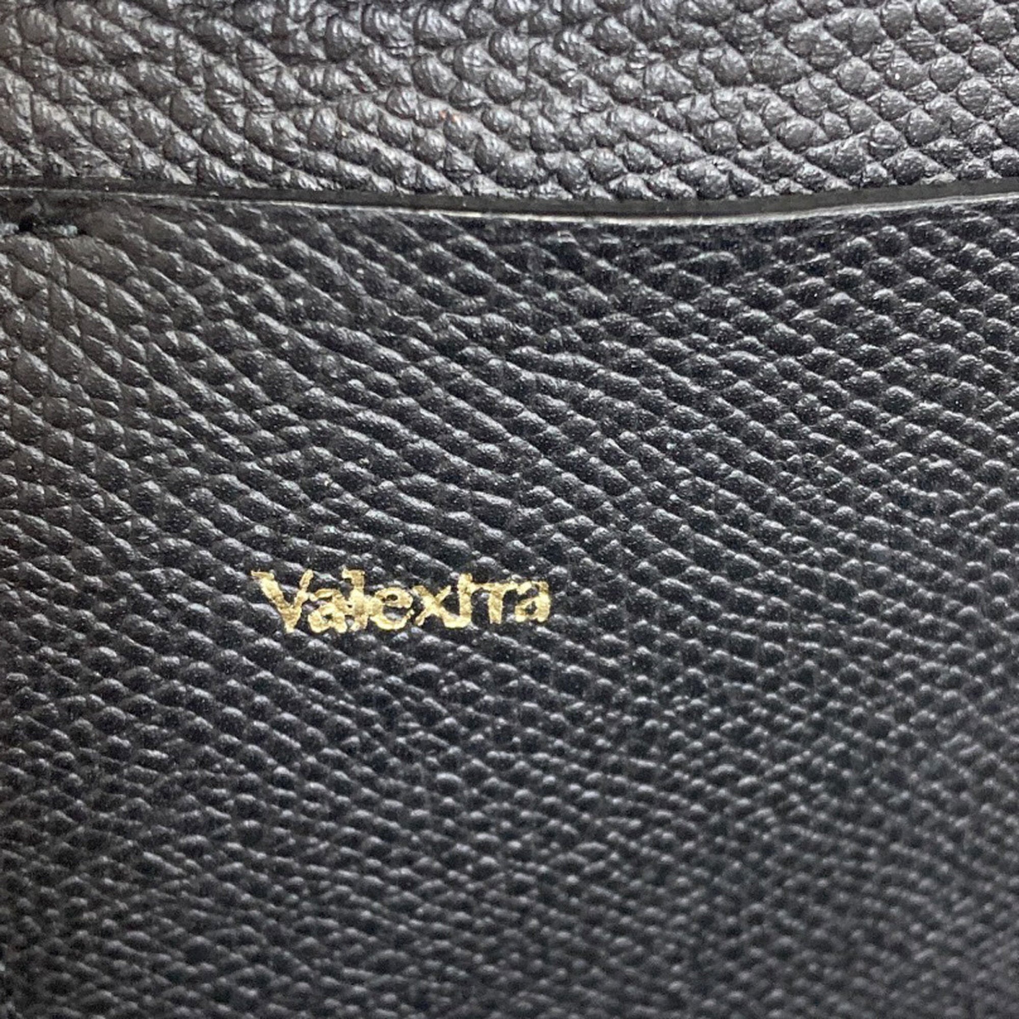 Valextra Navy White Canvas Tote Bag (Pre-Owned)