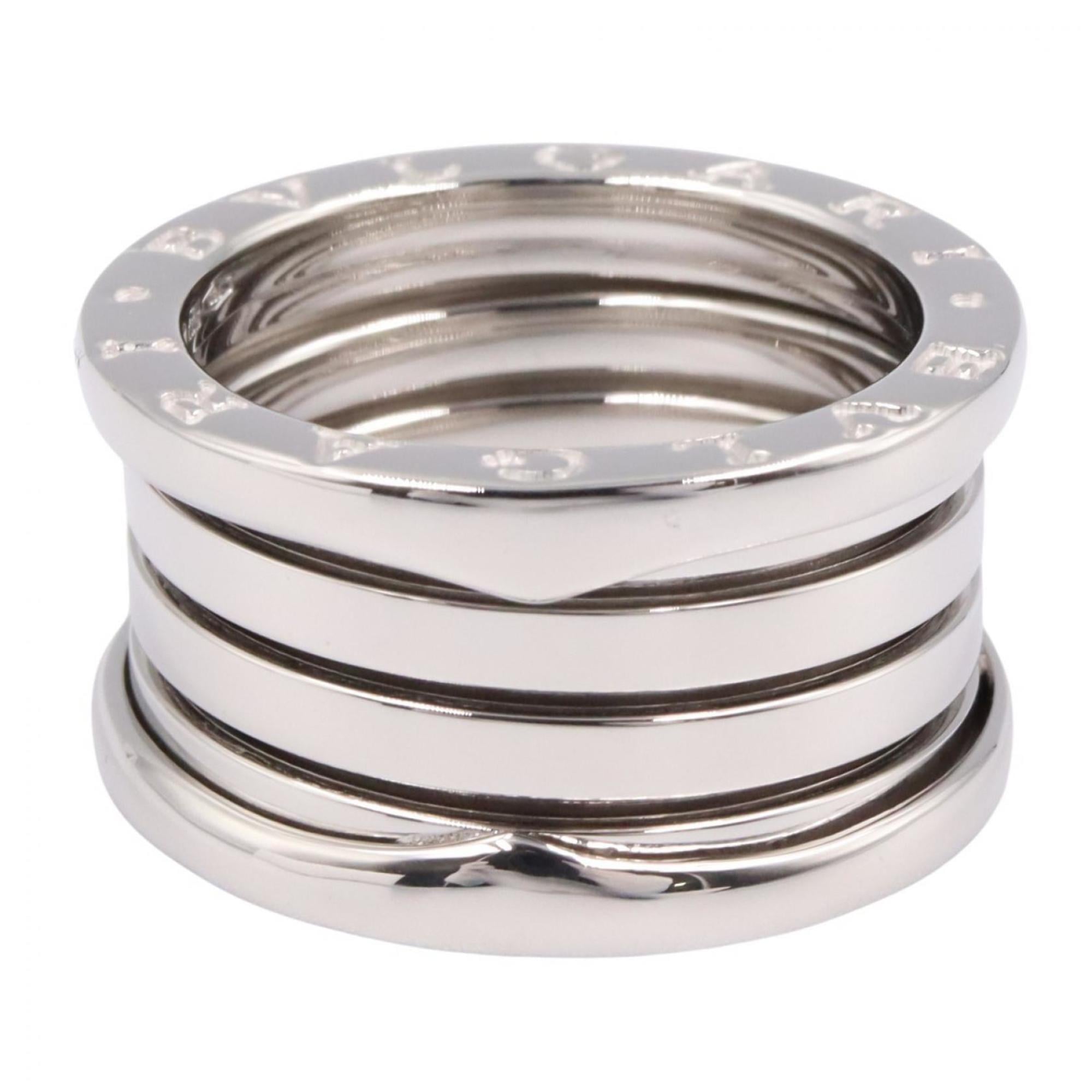Bvlgari Silver White Gold (18K) Band Ring (Pre-Owned)