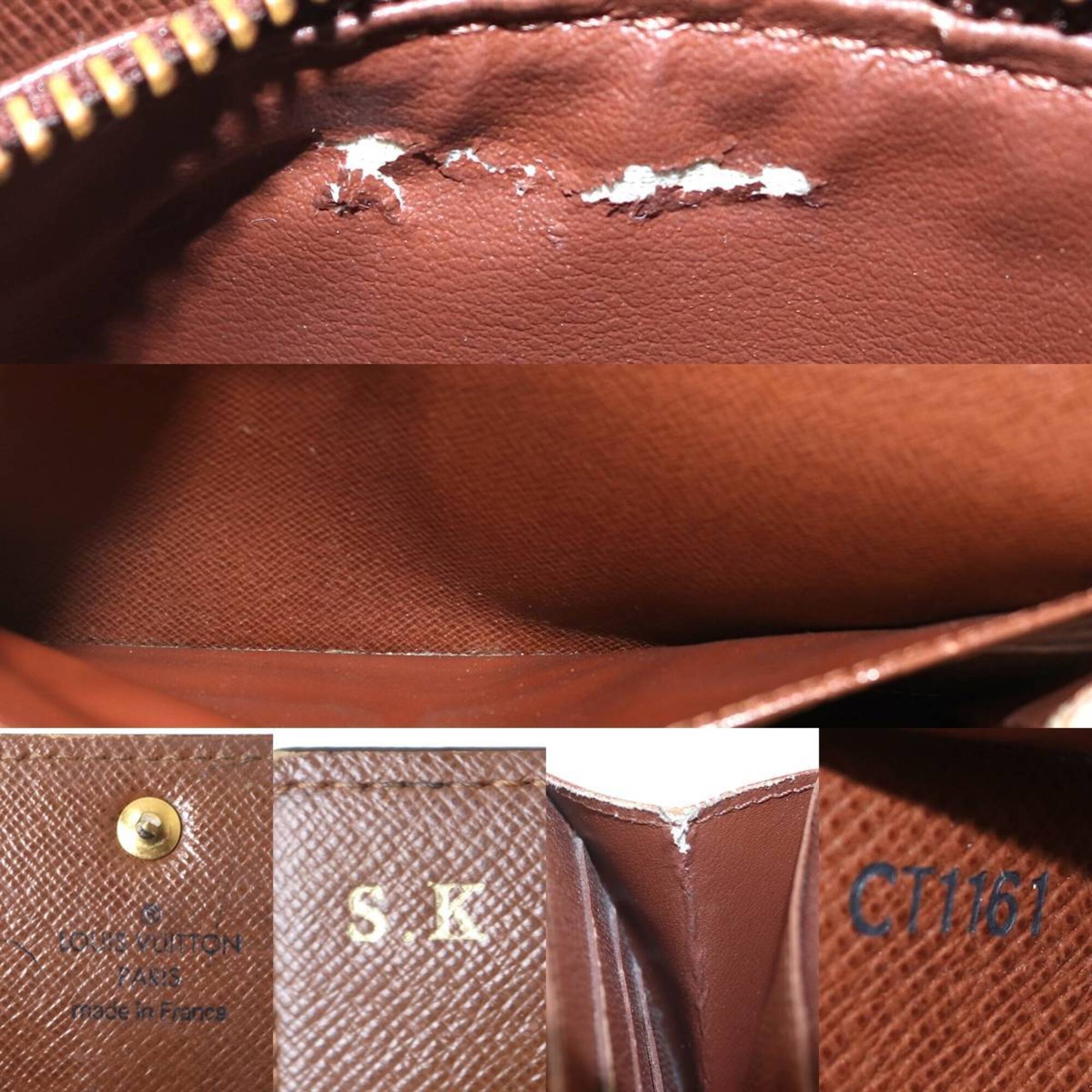 Louis Vuitton Monogram Brown Monogram Long Wallet (Bi-Fold) (Pre-Owned)