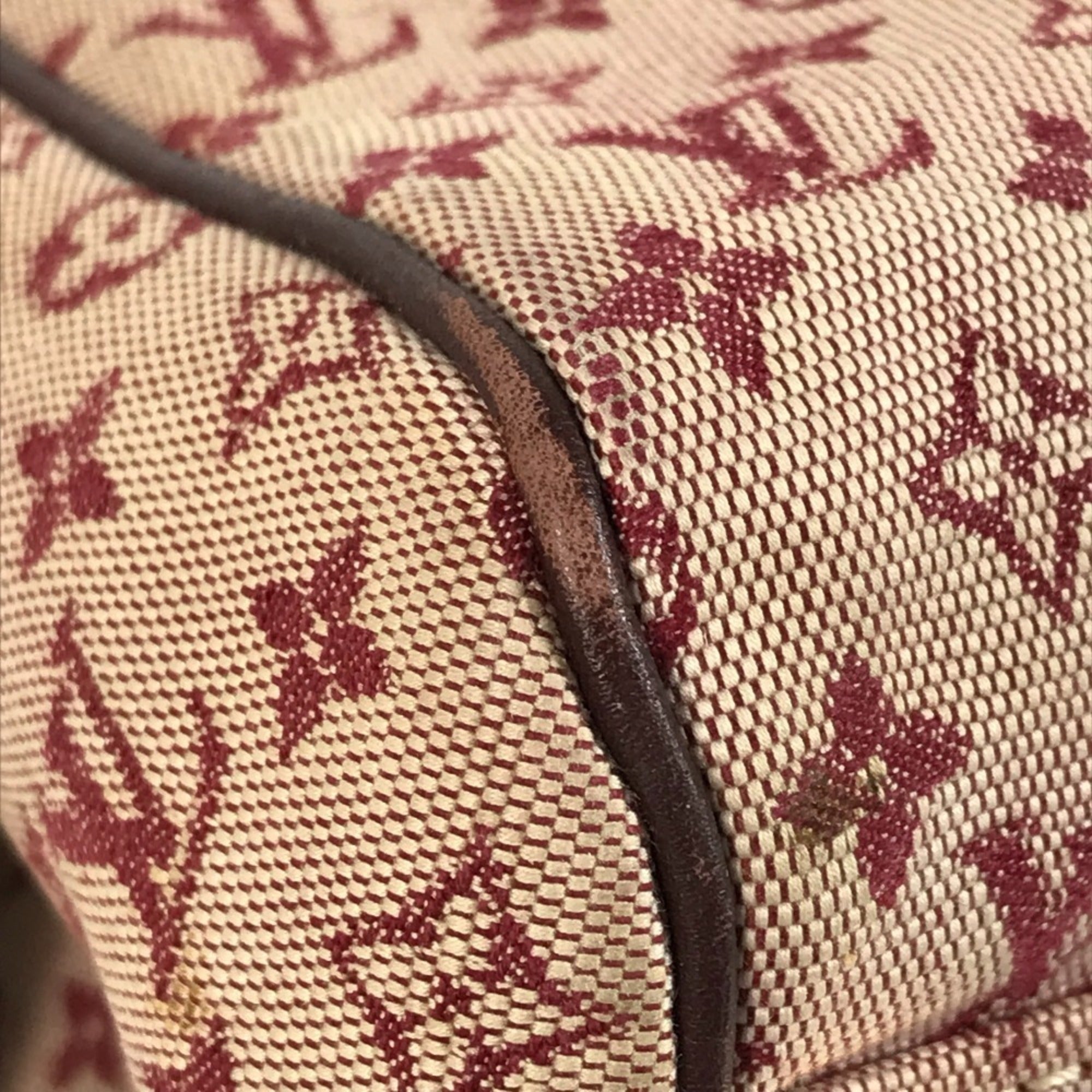Louis Vuitton Cerise Red Color Monogram Mini Boston Bag Handbag (Pre-Owned)