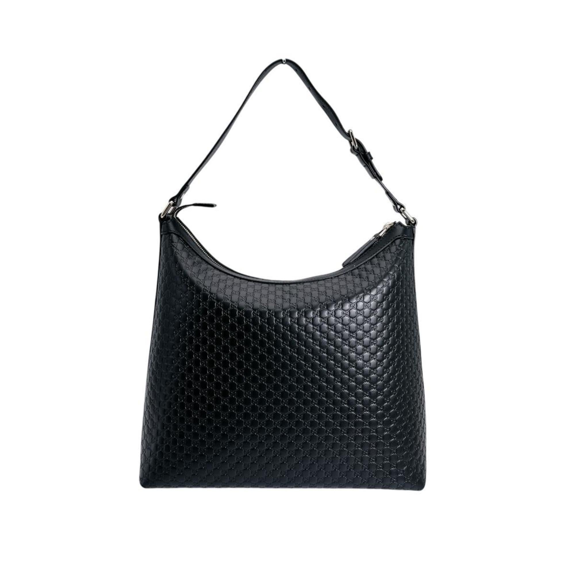Gucci Black Leather Shoulder Bag (Pre-Owned)