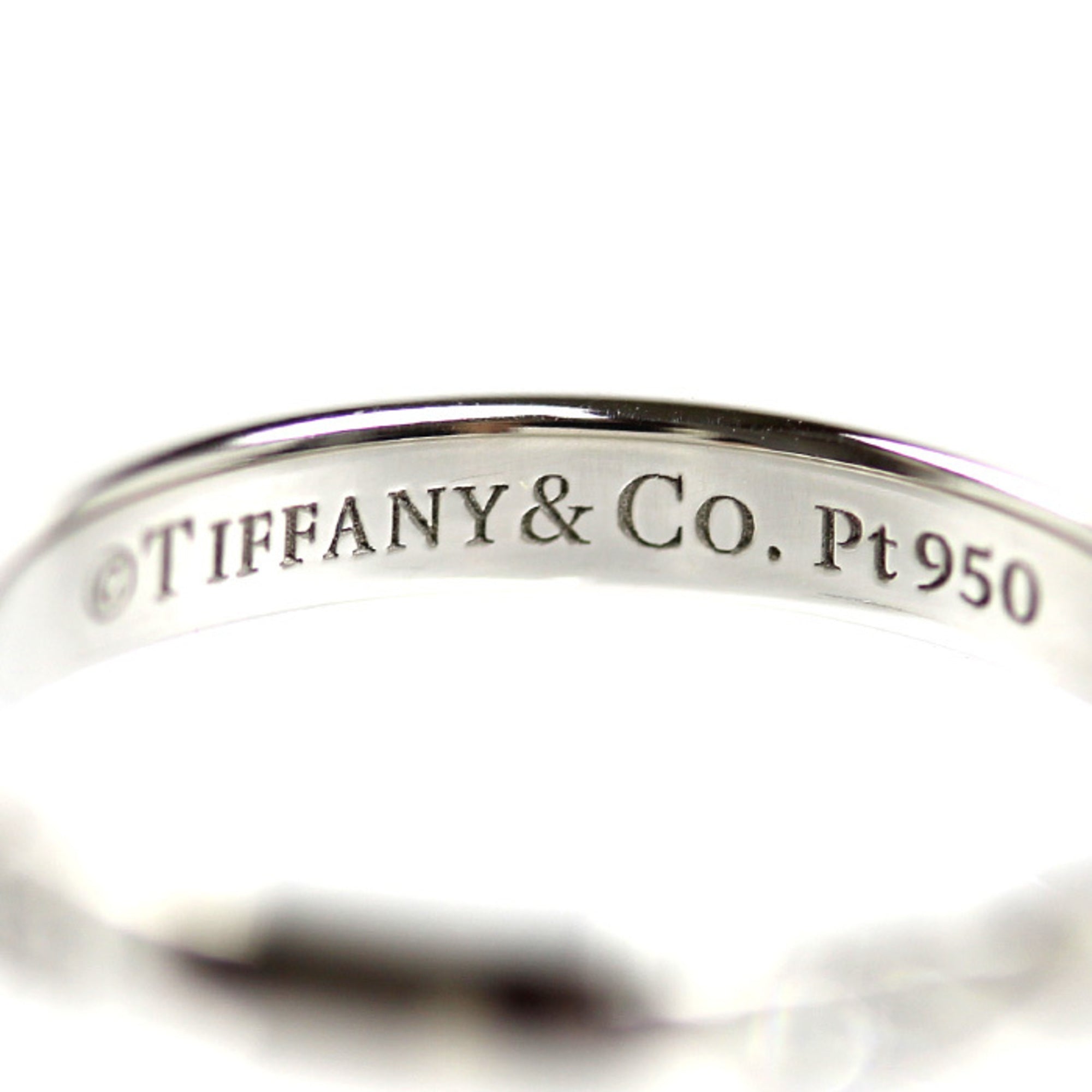 Tiffany Platinum 950 Band Ring (Pre-Owned)
