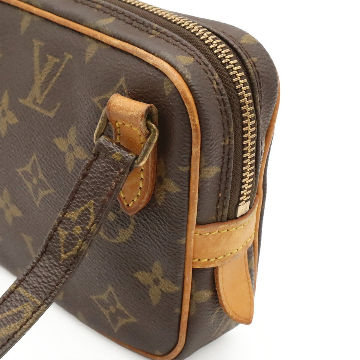 Louis Vuitton Brown Monogram Canvas Pochette Shoulder Bag (Pre-Owned)