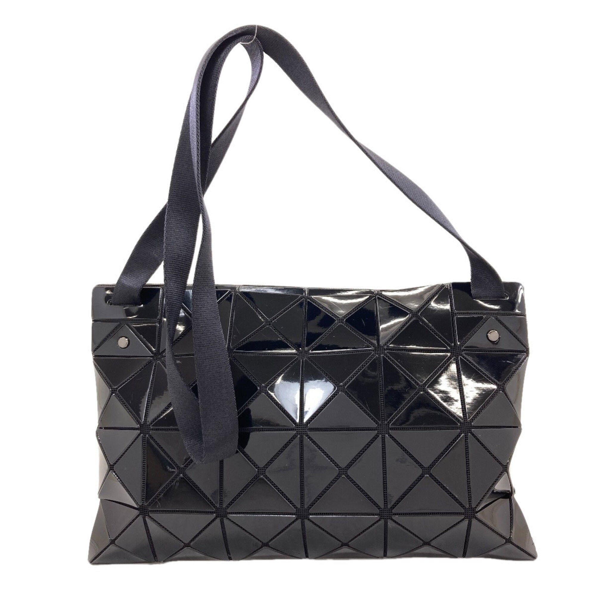 Issey Miyake Black Pvc Shoulder Bag (Pre-Owned)