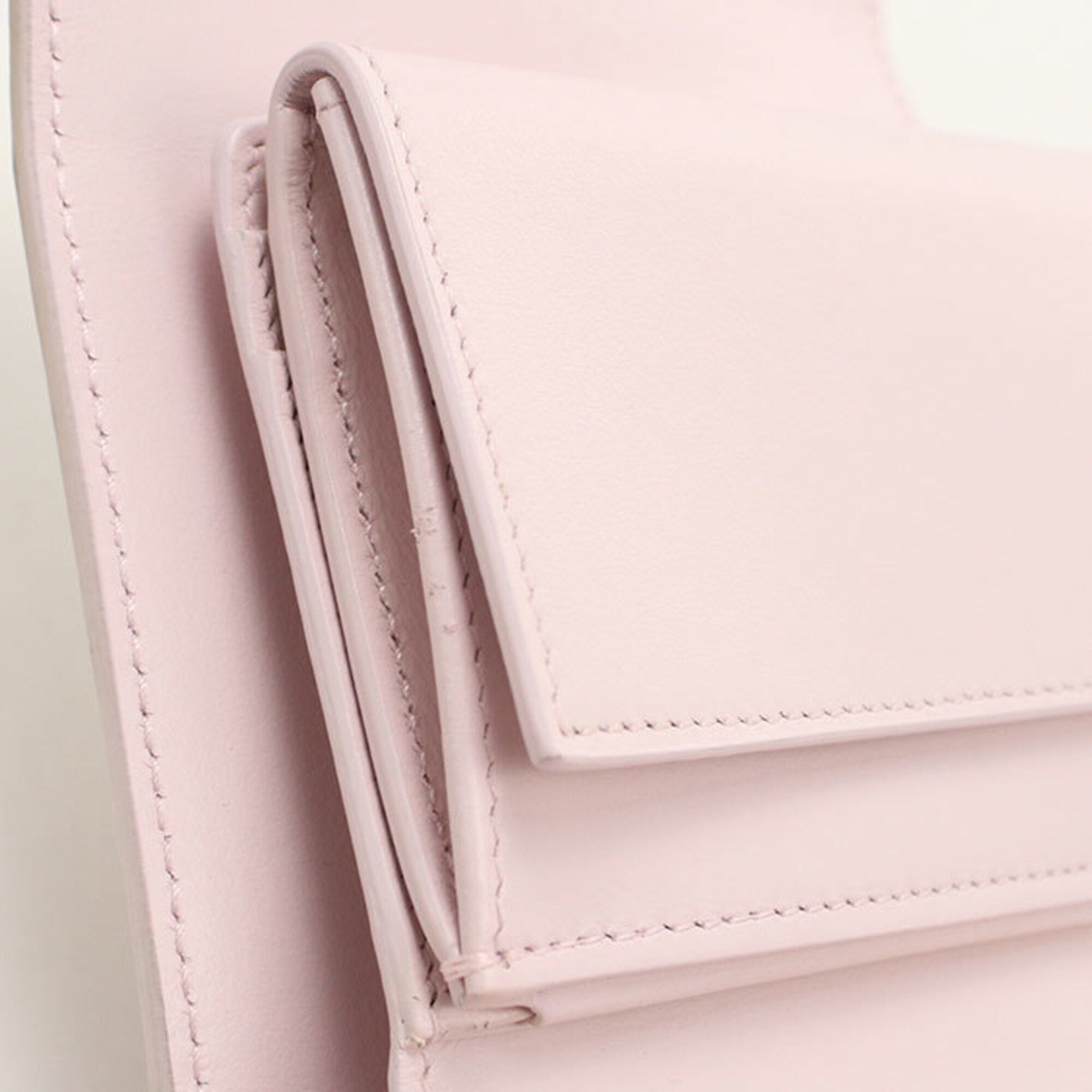 Celine Pink Leather Wallet (Tri-Fold) (Pre-Owned)