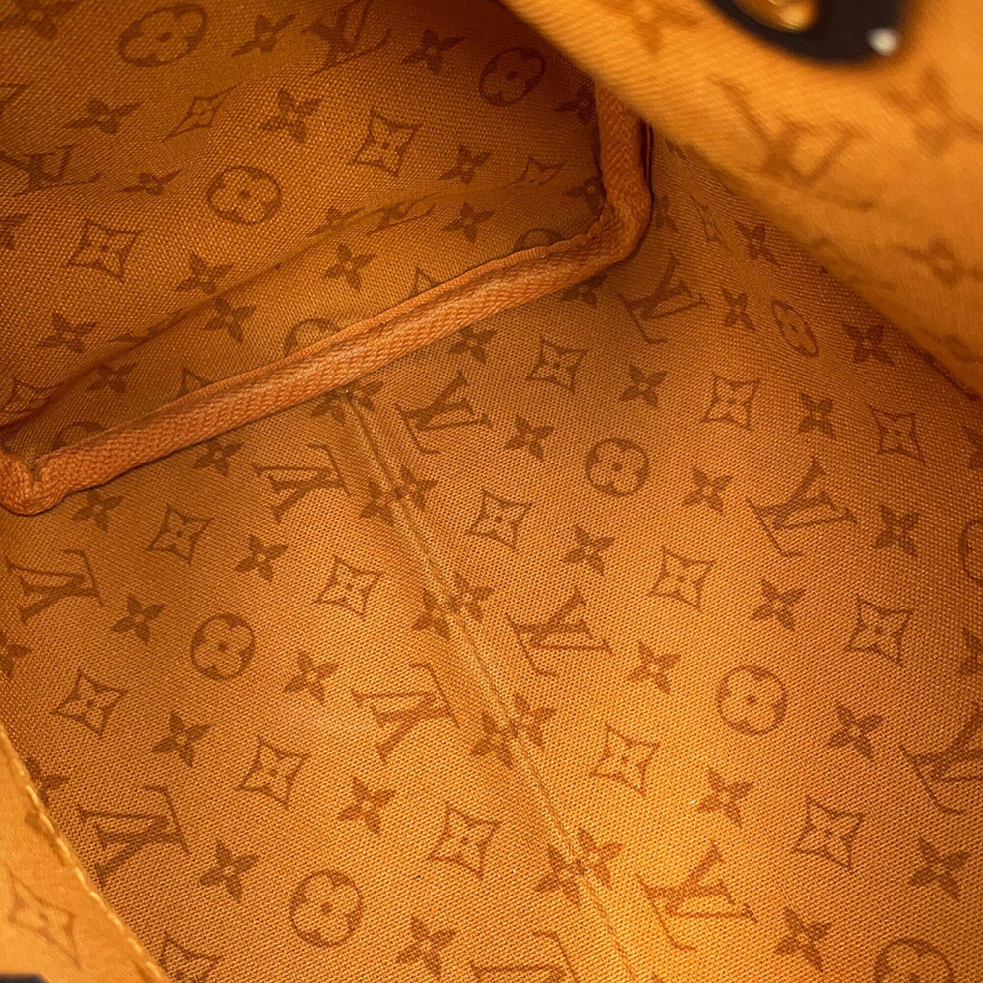Louis Vuitton Monogram Black Monogram Orange Monogram Handbag (Pre-Owned)