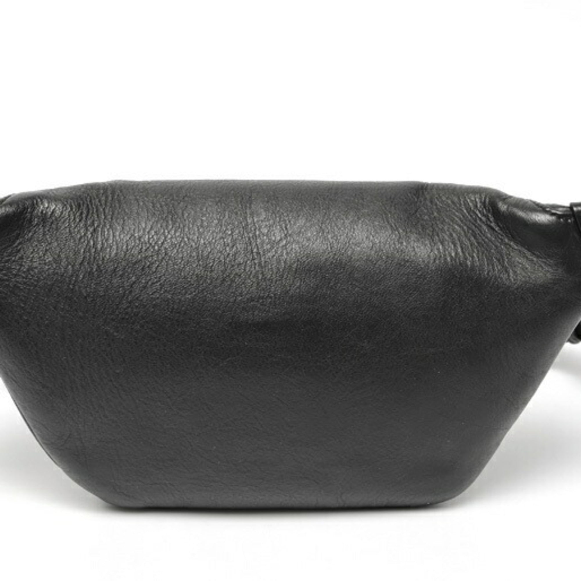 Balenciaga Black Leather Fanny Pack (Pre-Owned)