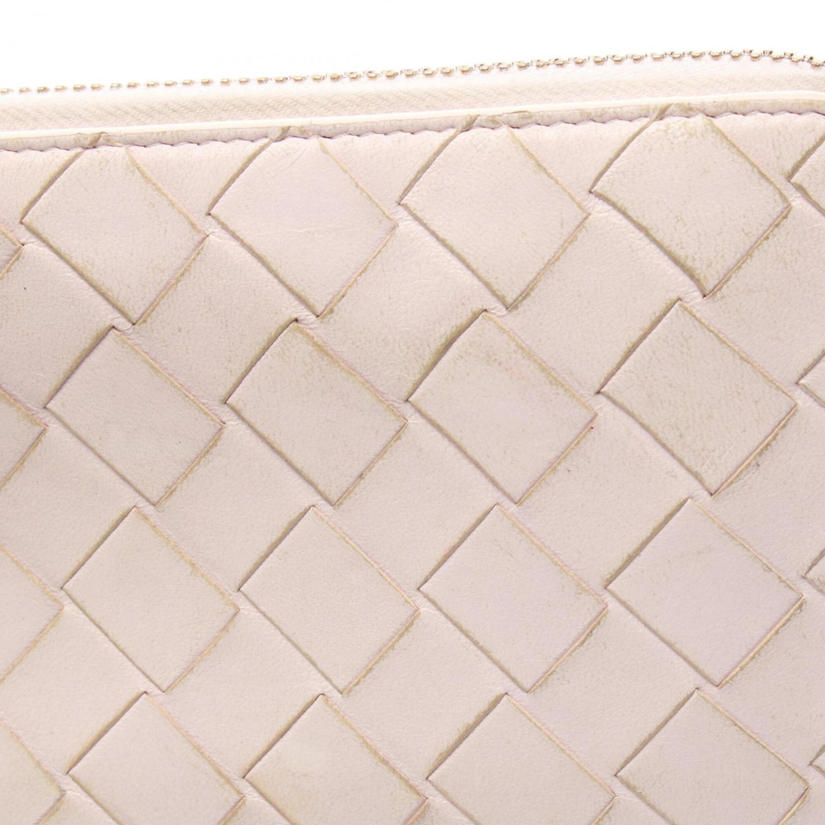 Bottega Veneta Pink Intrecciato Long Wallet (Bi-Fold) (Pre-Owned)
