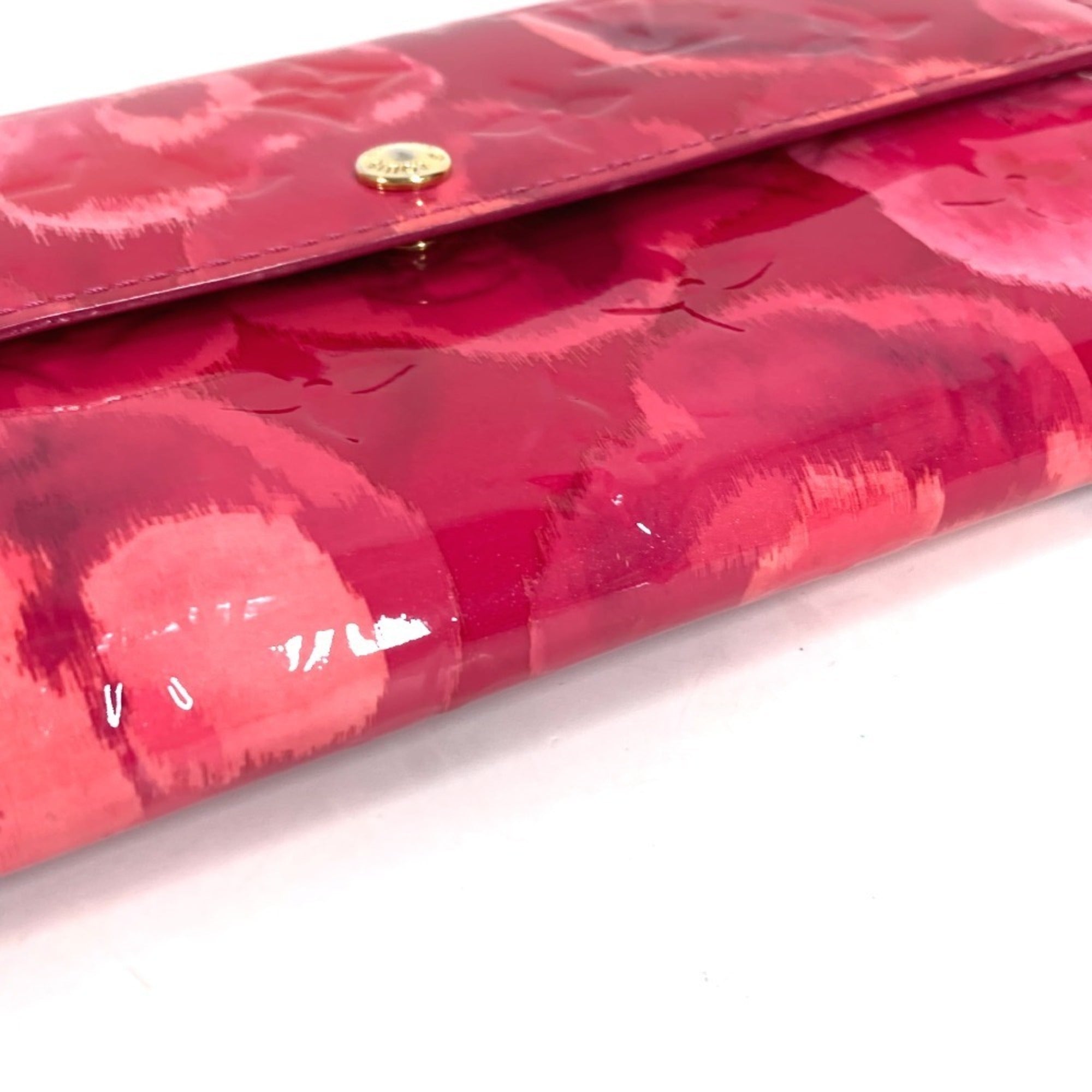 Louis Vuitton Galle Pink Long Bill Wallet (Bi-Fold) (Pre-Owned)