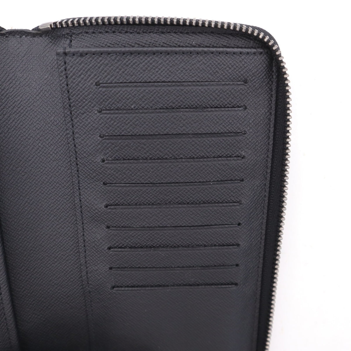 Louis Vuitton Monogram Eclipse Black Gray Monogram Eclipse Coated Canvas Leather Long Wallet (Bi-Fold) (Pre-Owned)