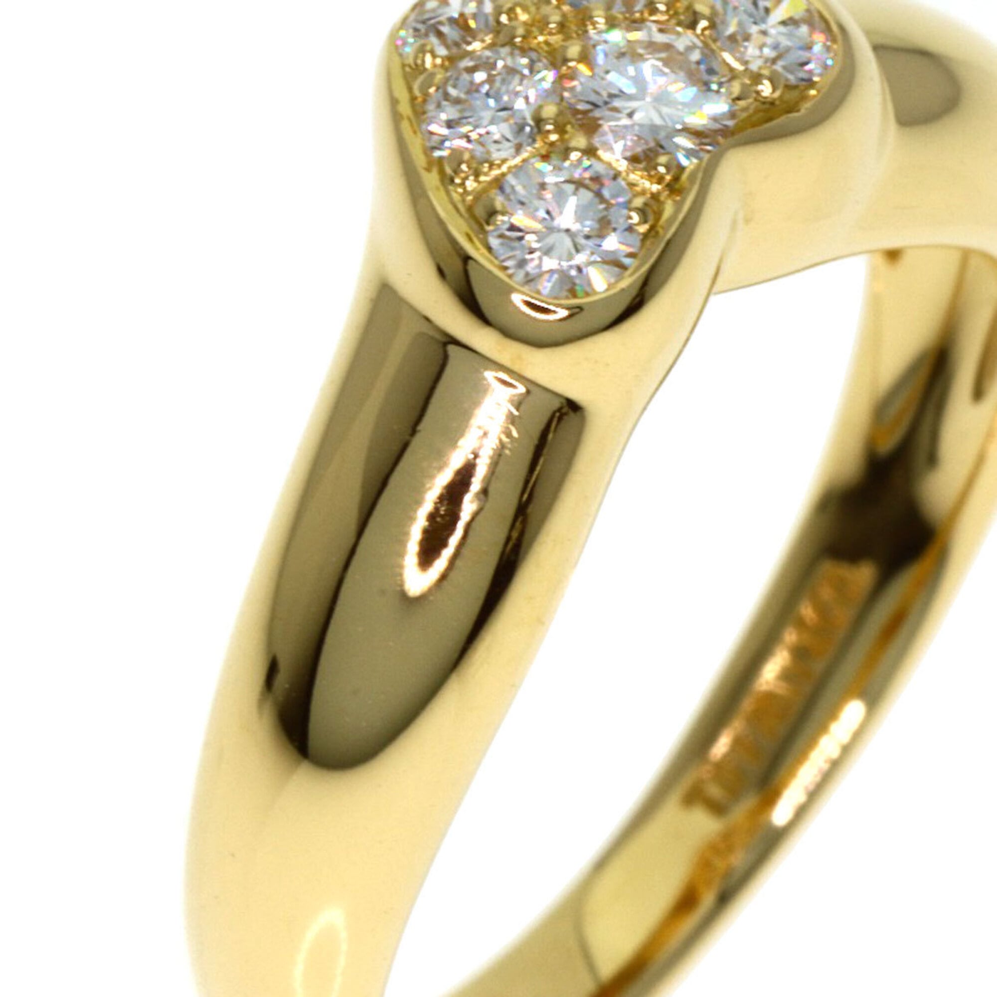 Tiffany Heart Yellow Gold (18K) Band Ring (Pre-Owned)