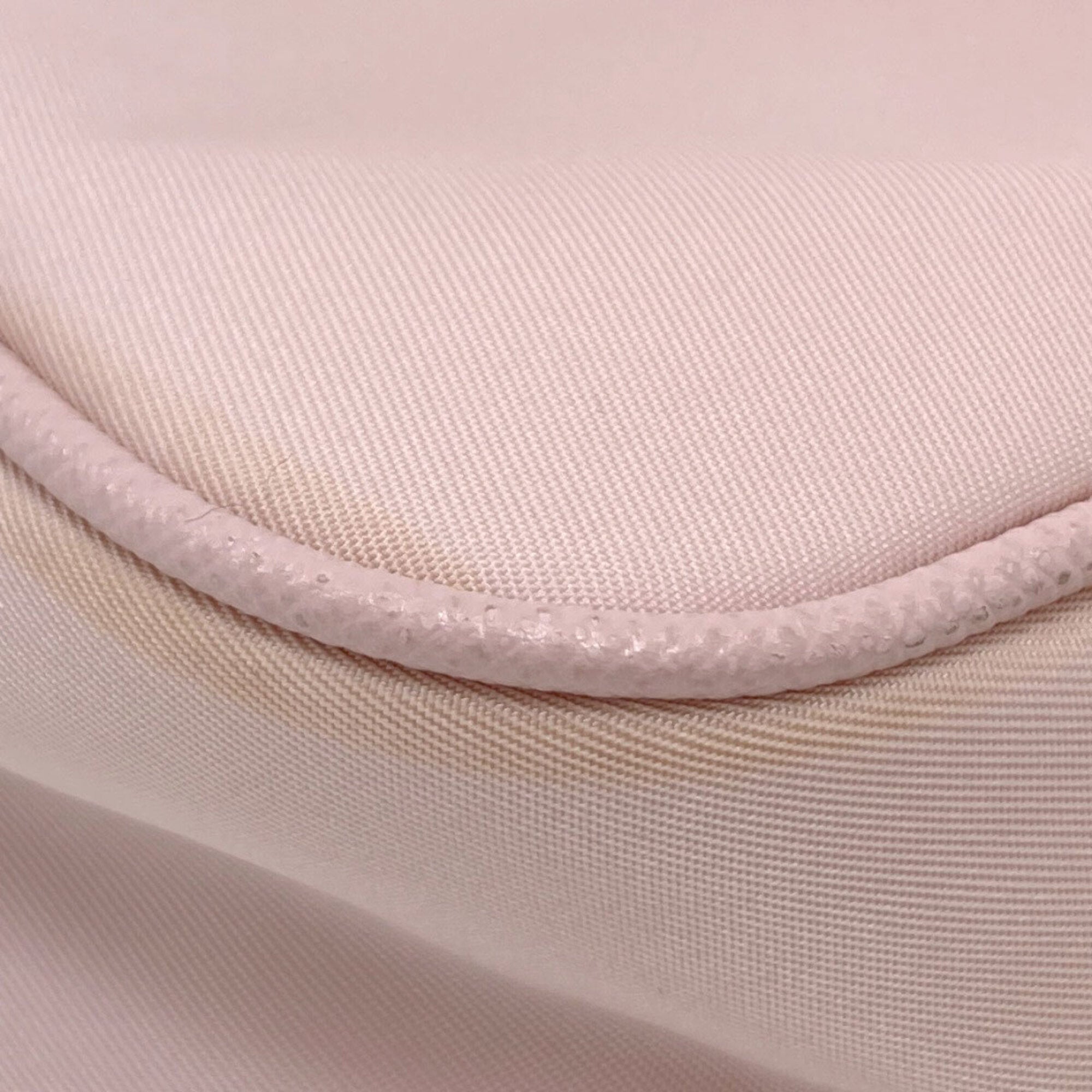 Prada Pink Nylon Pouch Shoulder Bag (Pre-Owned)