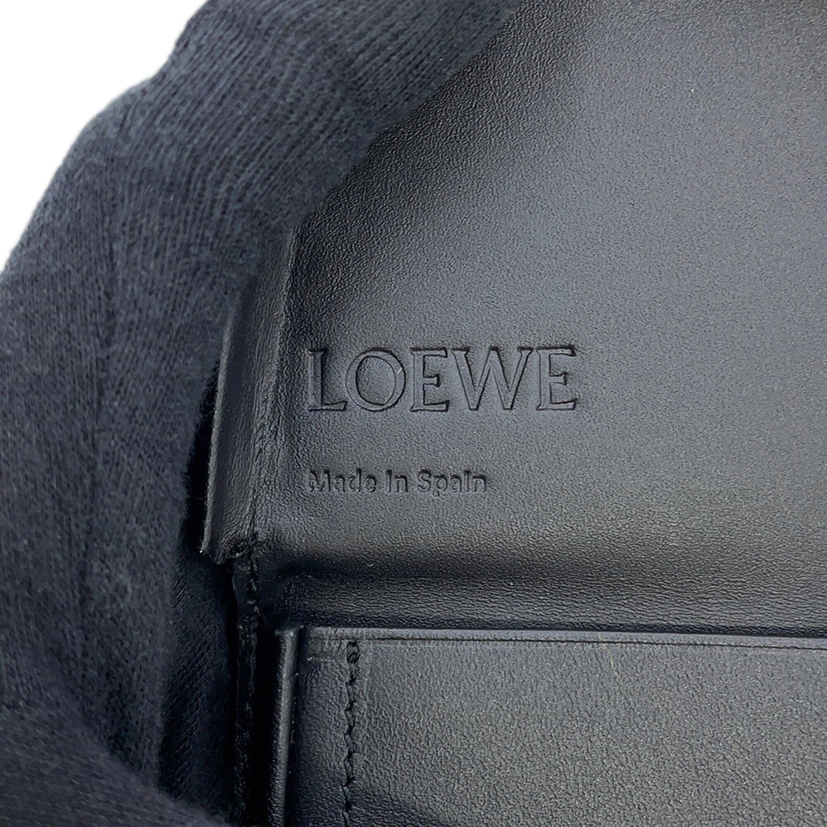 Loewe Black Leather Coin Purse/Coin Case (Pre-Owned)