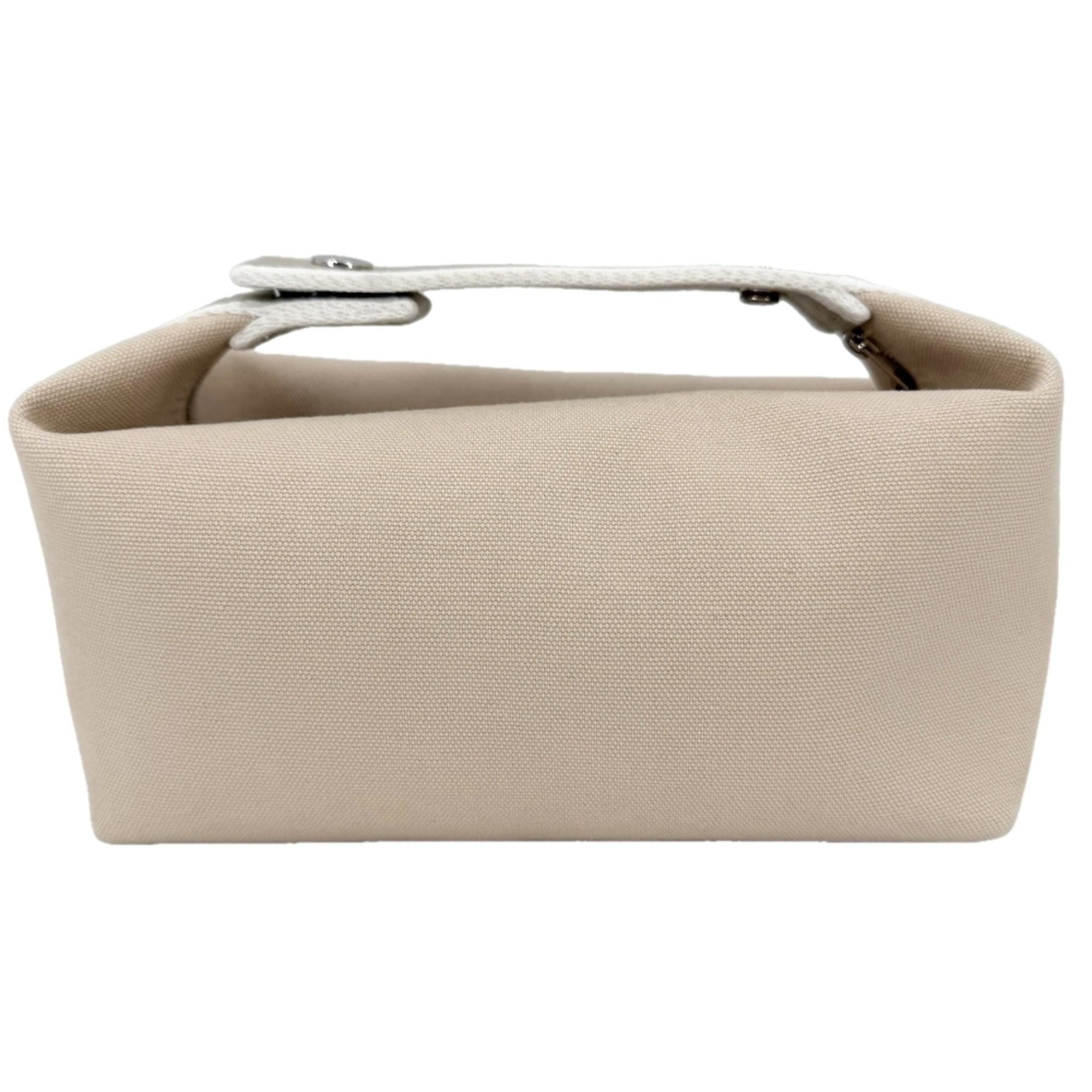 Hermes Beige White Toile H Handbag (Pre-Owned)