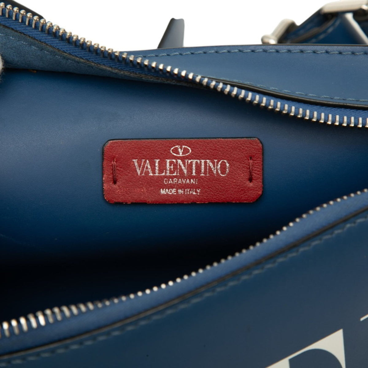 Valentino Blue Leather Sling Bag (Pre-Owned)