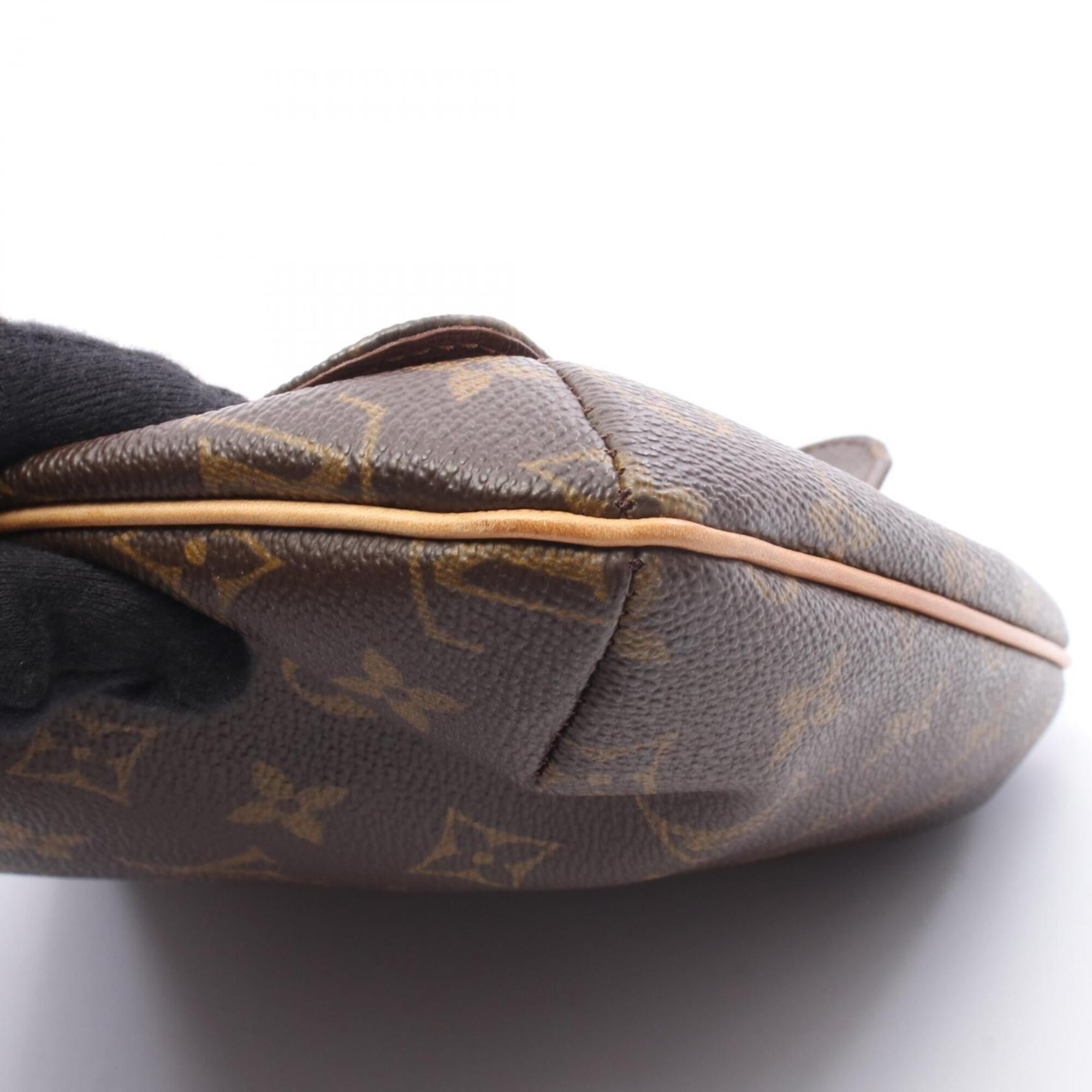 Louis Vuitton Brown Monogram Coated Canvas Handbag Shoulder Bag (Pre-Owned)