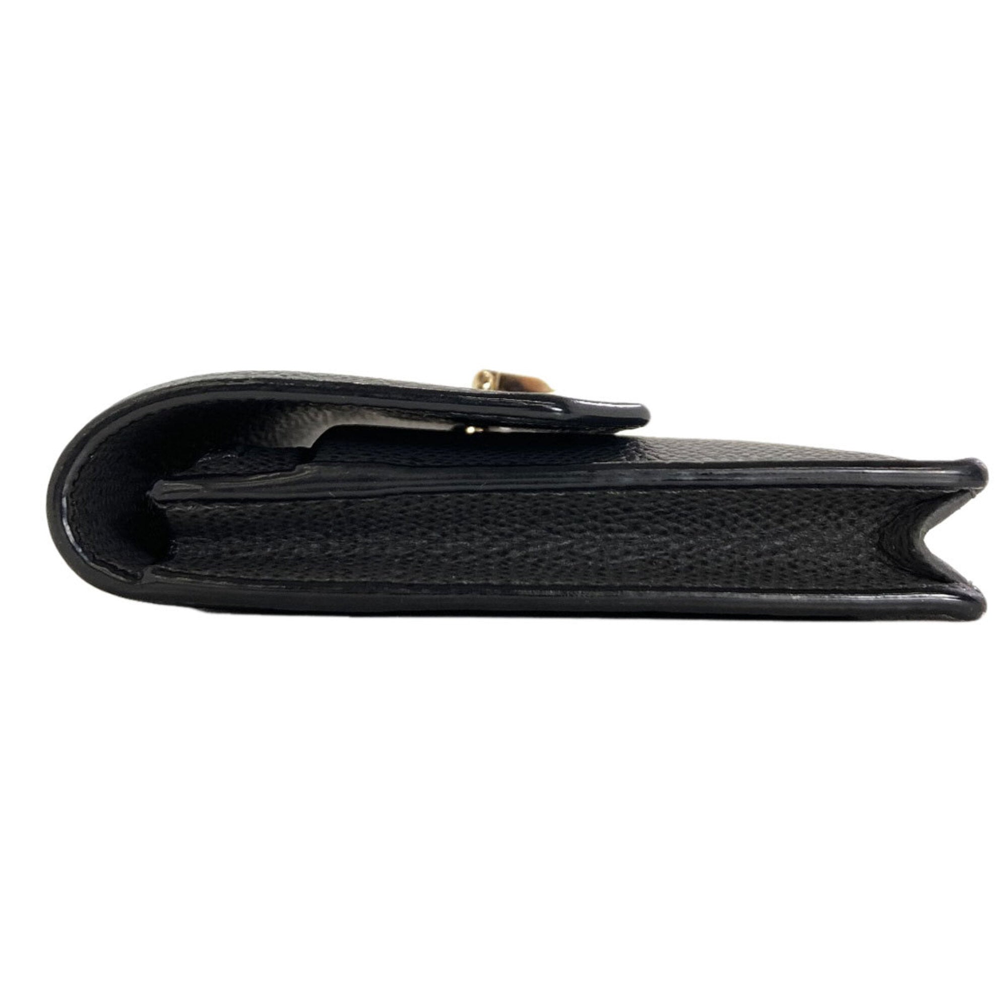 Valextra Gray Leather Long Wallet (Bi-Fold) (Pre-Owned)