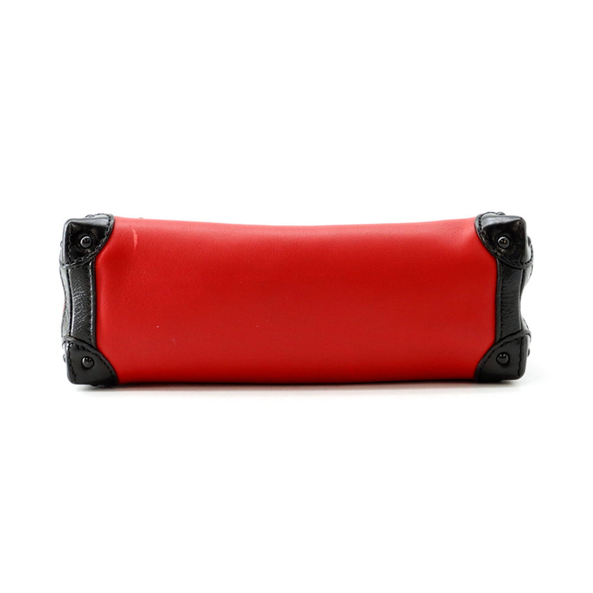Louis Vuitton Noir Red Color Leather Shoulder Bag (Pre-Owned)