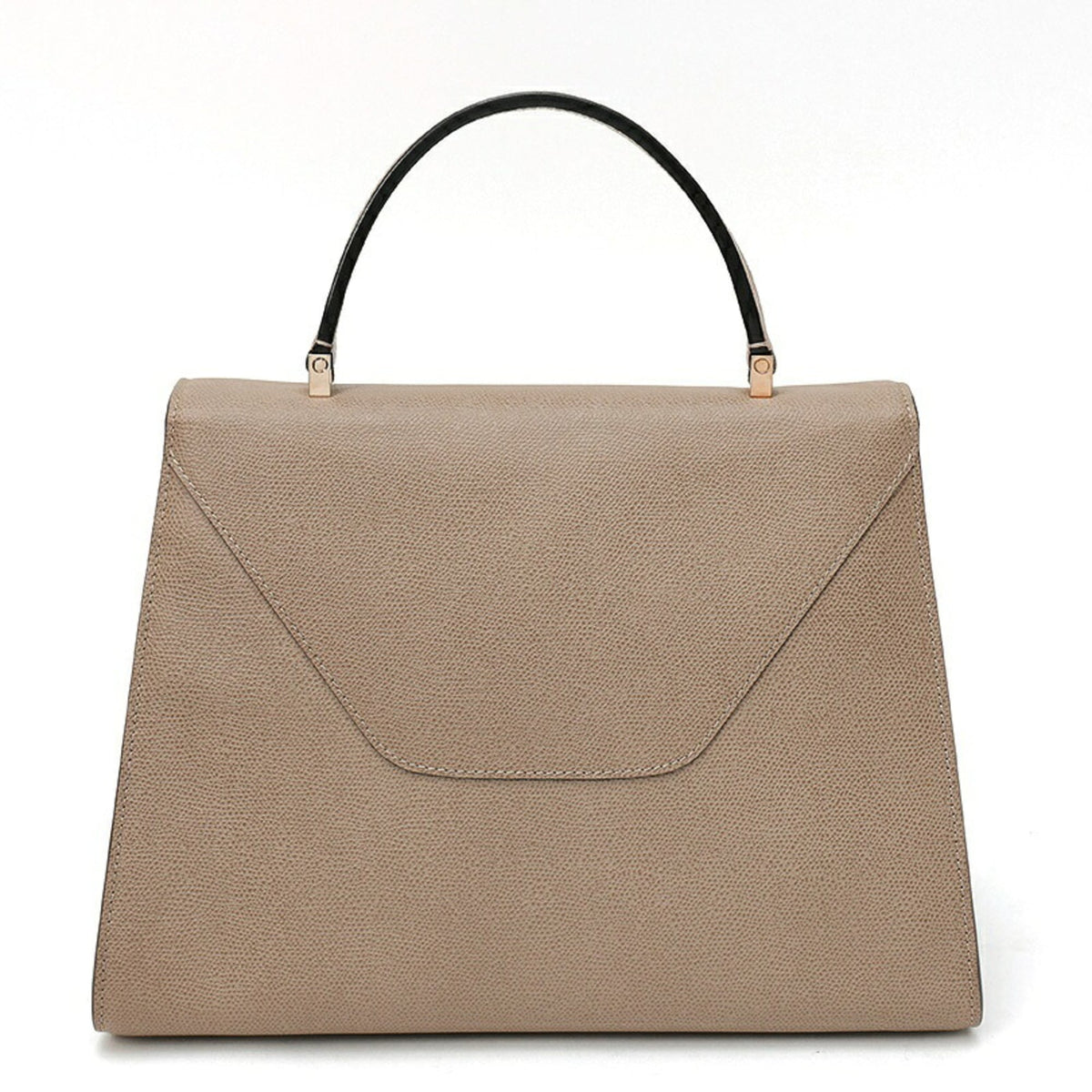 Valextra Grayish Leather Handbag (Pre-Owned)