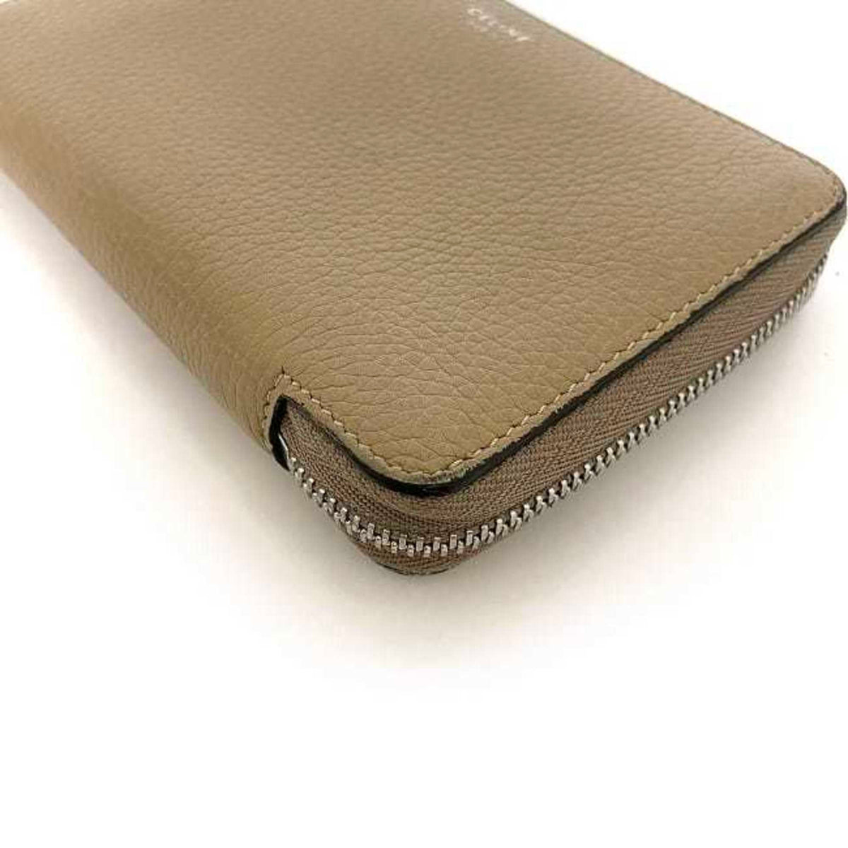 Celine Beige Leather Wallet (Bi-Fold) (Pre-Owned)