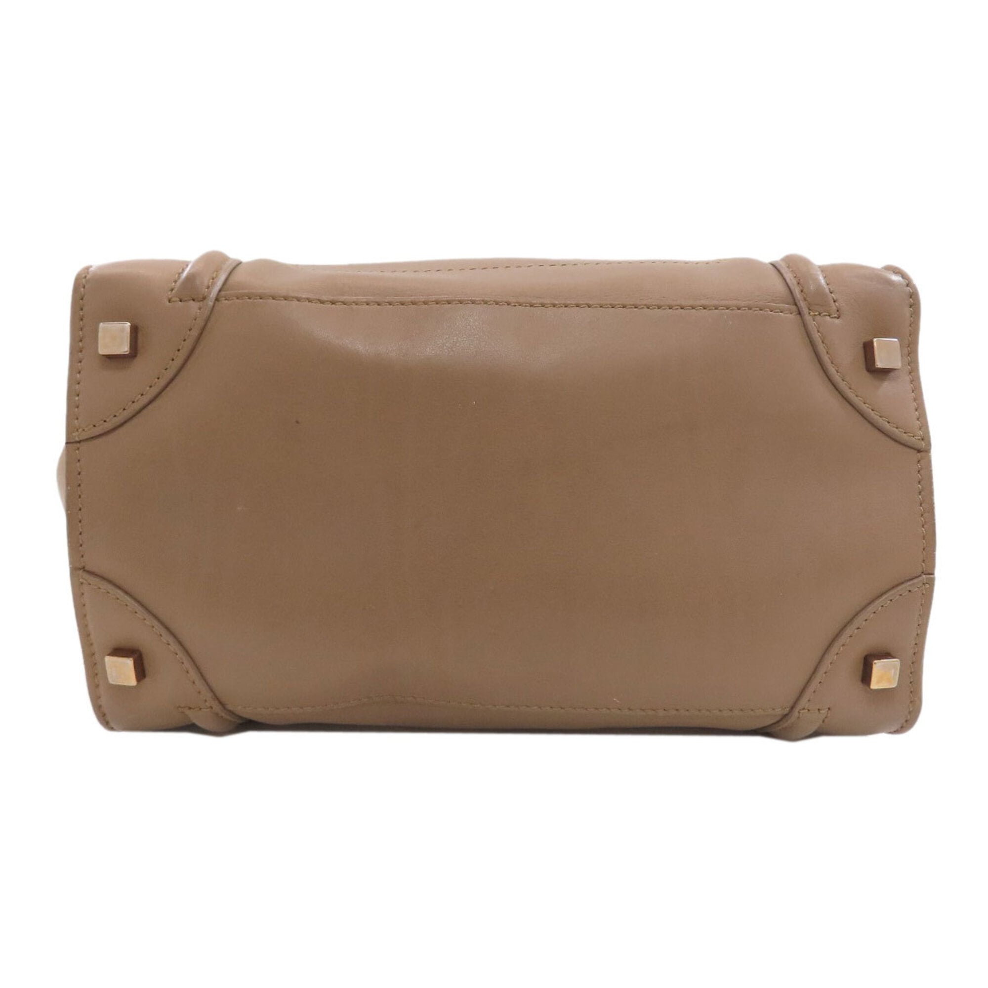 Celine Luggage Brown Leather Handbag (Pre-Owned)