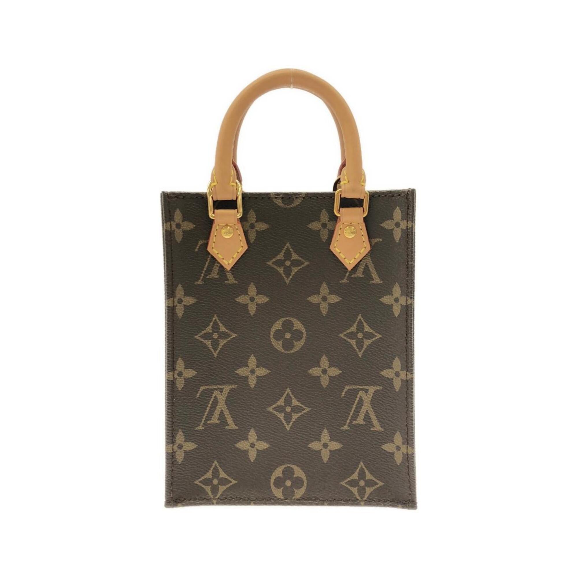 Louis Vuitton Marron Monogram Coated Canvas Handbag (Pre-Owned)