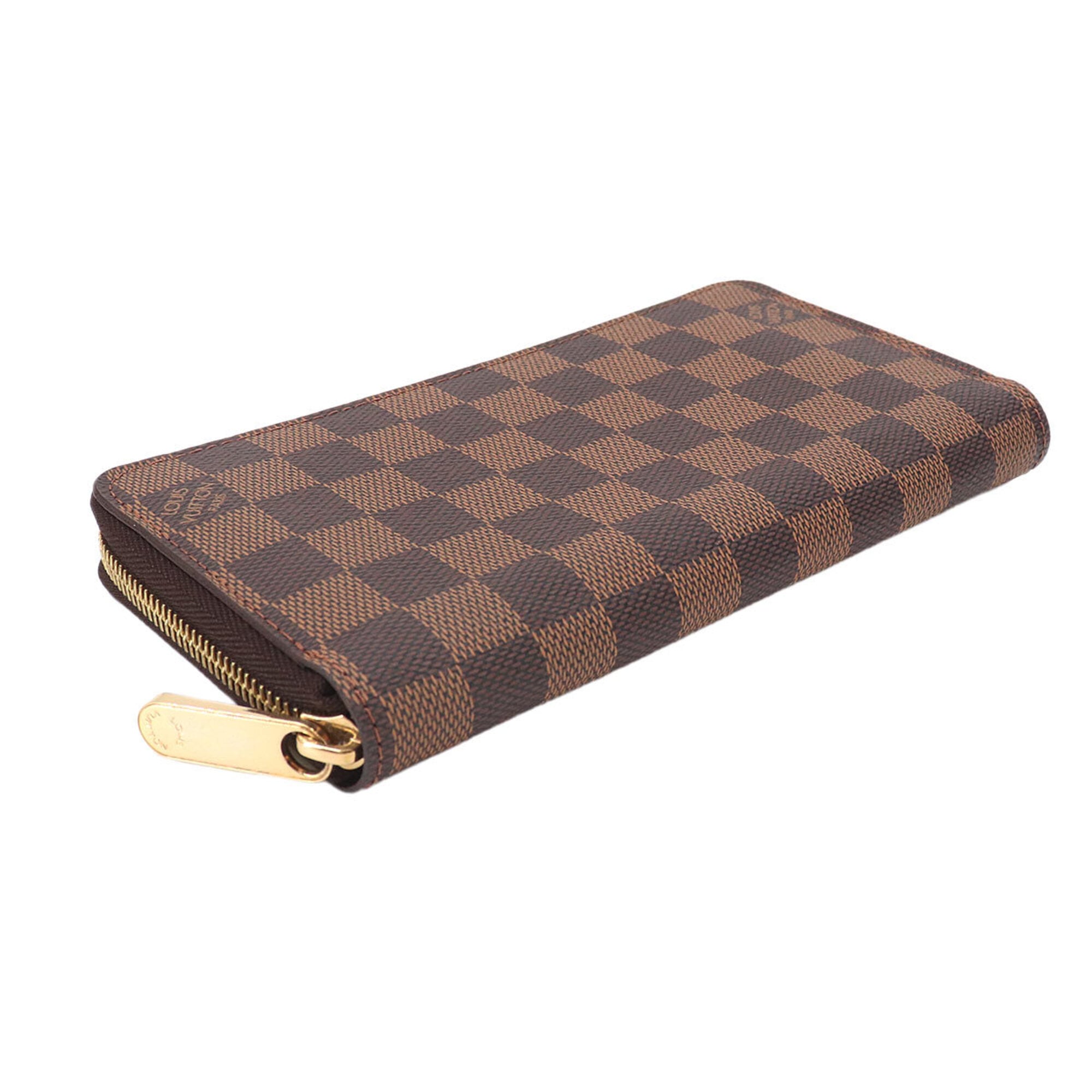 Louis Vuitton Damier Ebene Damier Canvas Long Wallet (Bi-Fold) (Pre-Owned)
