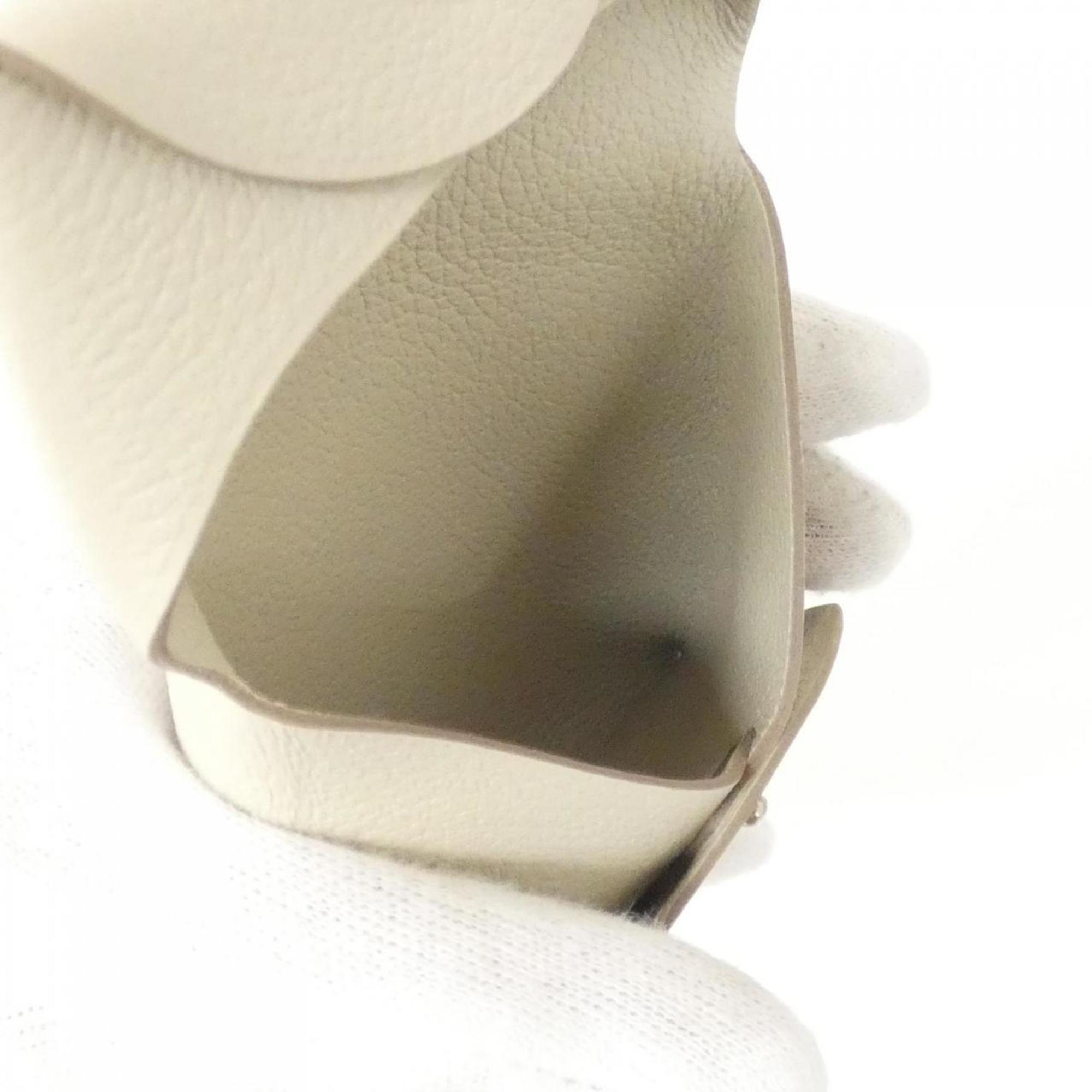 Hermes White Coin Purse/Coin Case (Pre-Owned)