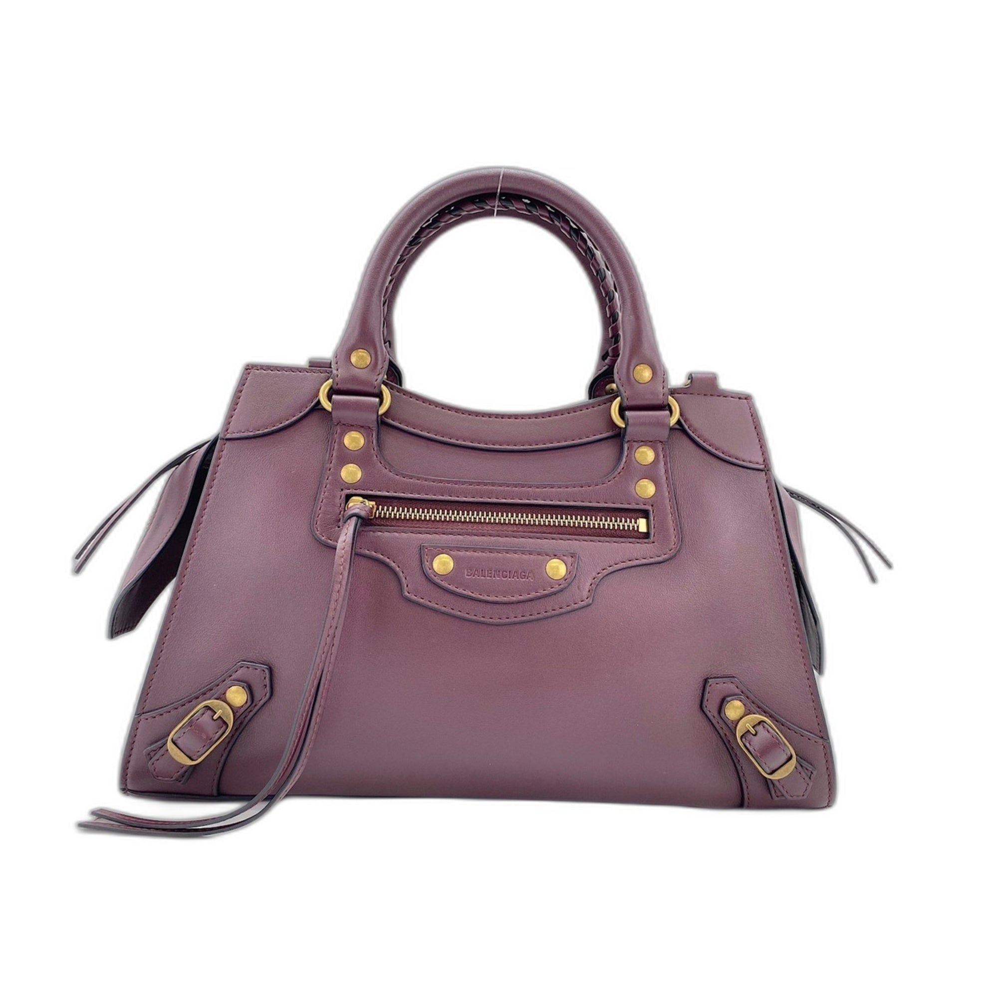 Balenciaga Wine Handbag (Pre-Owned)