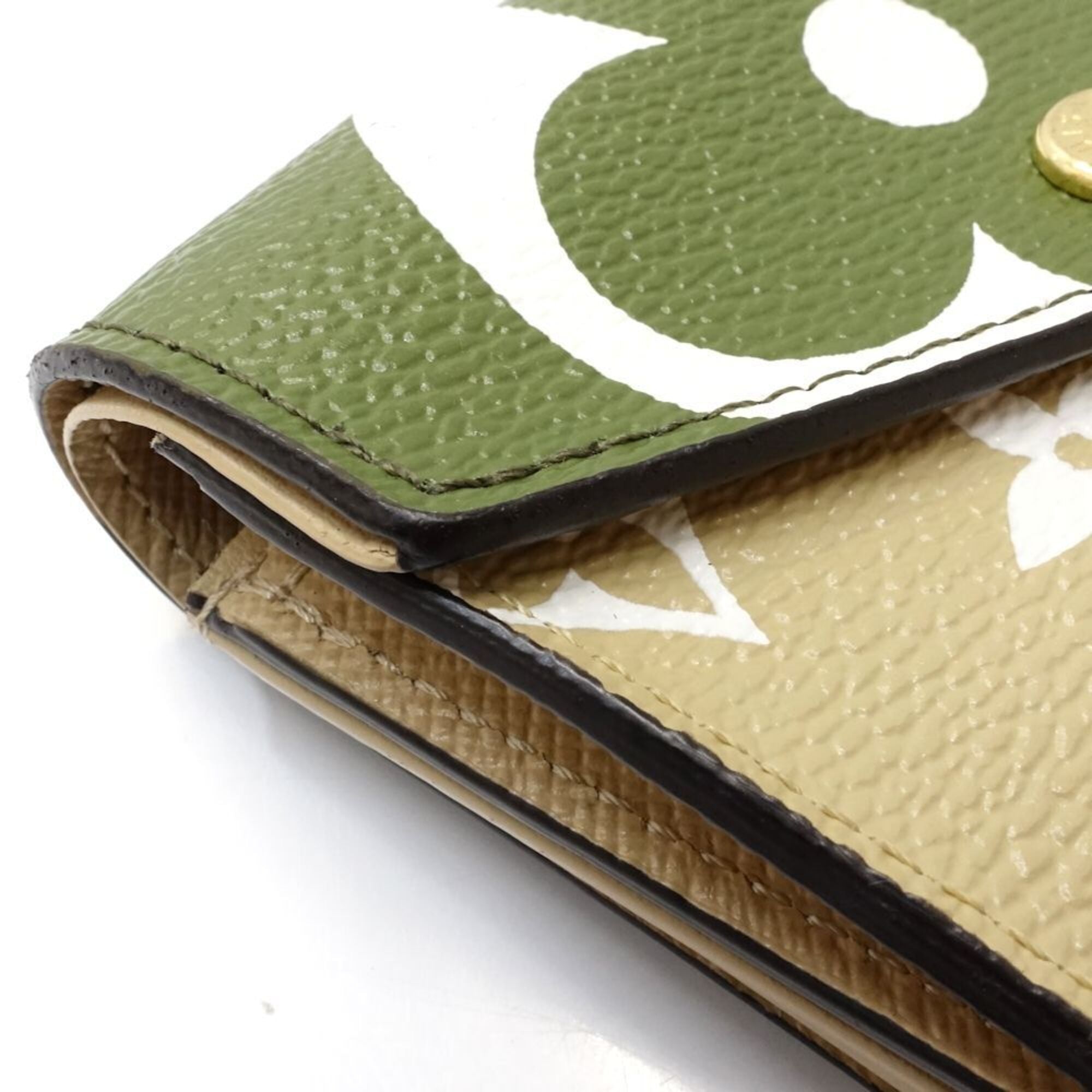 Louis Vuitton Monogram Khaki Monogram Wallet (Tri-Fold) (Pre-Owned)