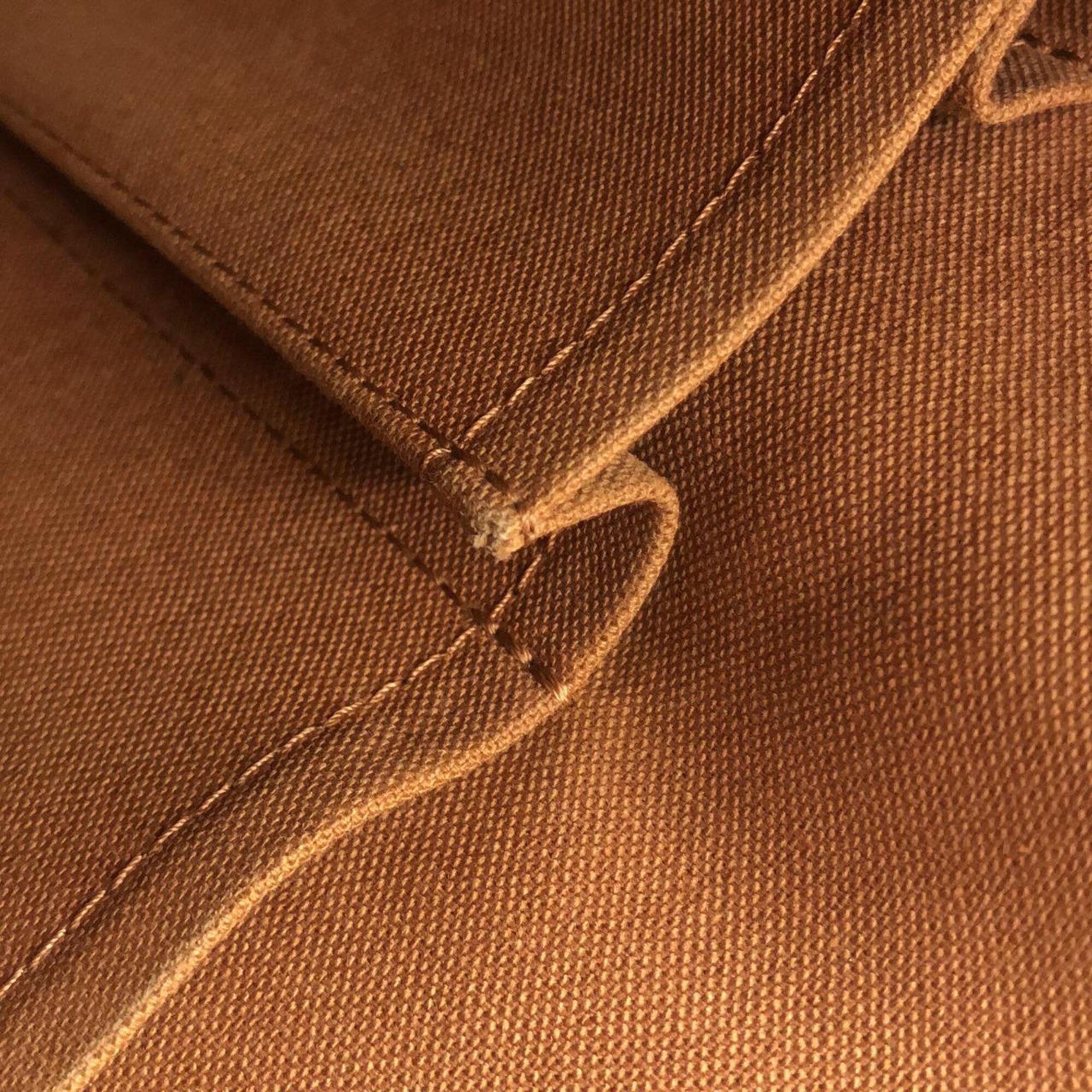 Louis Vuitton Marron Coated Canvas Handbag (Pre-Owned)