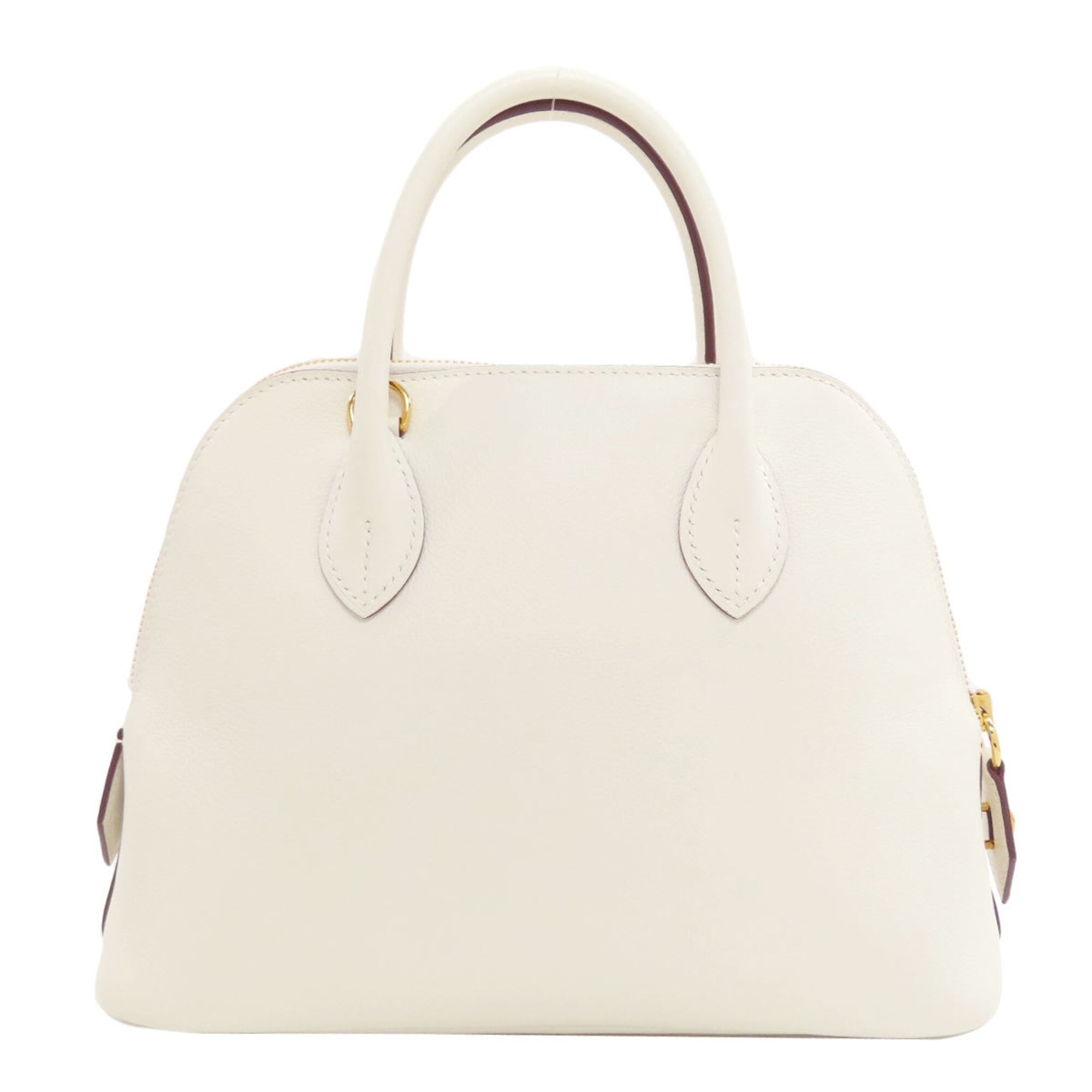Hermes Brown White Handbag (Pre-Owned)