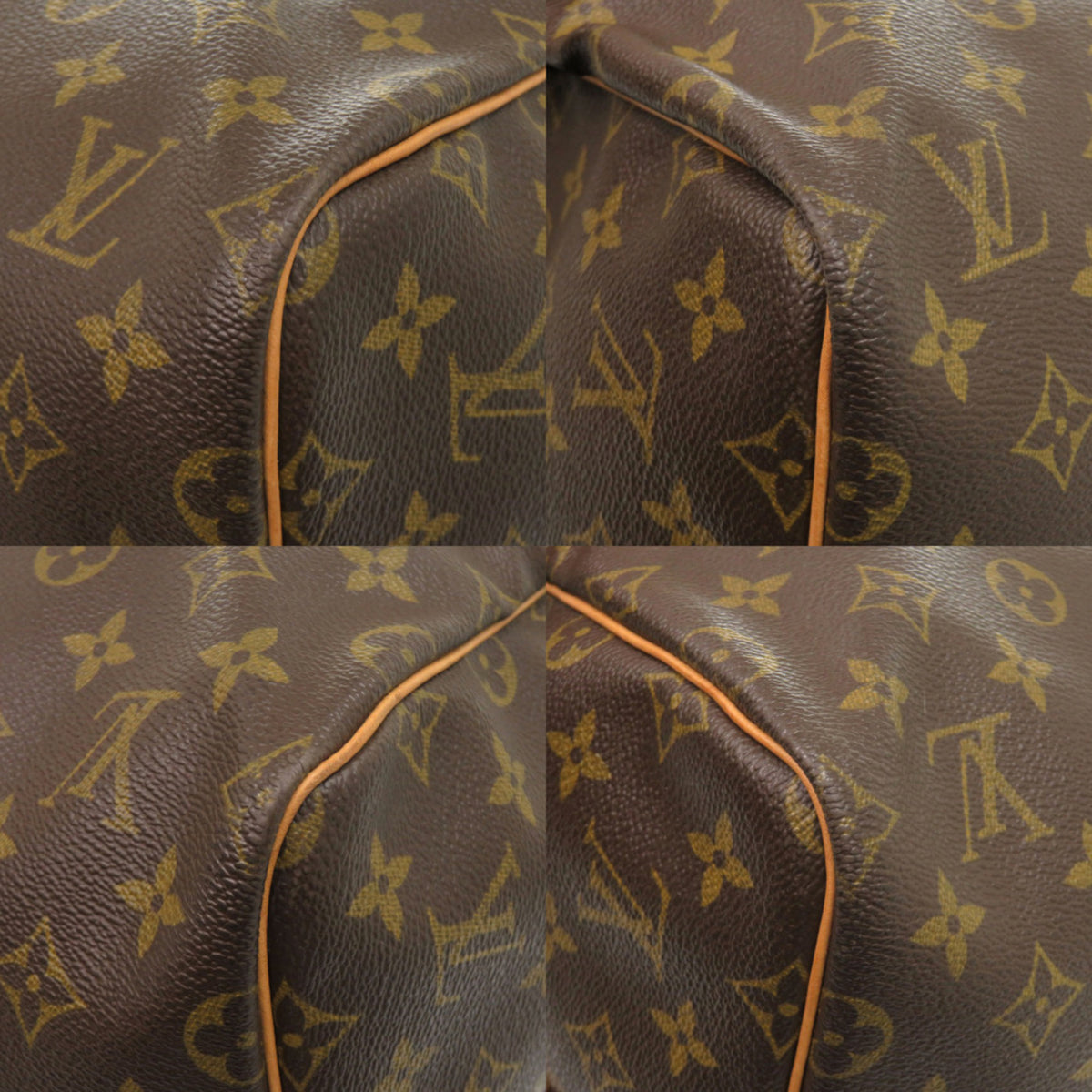Louis Vuitton Brown Monogram Canvas Boston Bag (Pre-Owned)