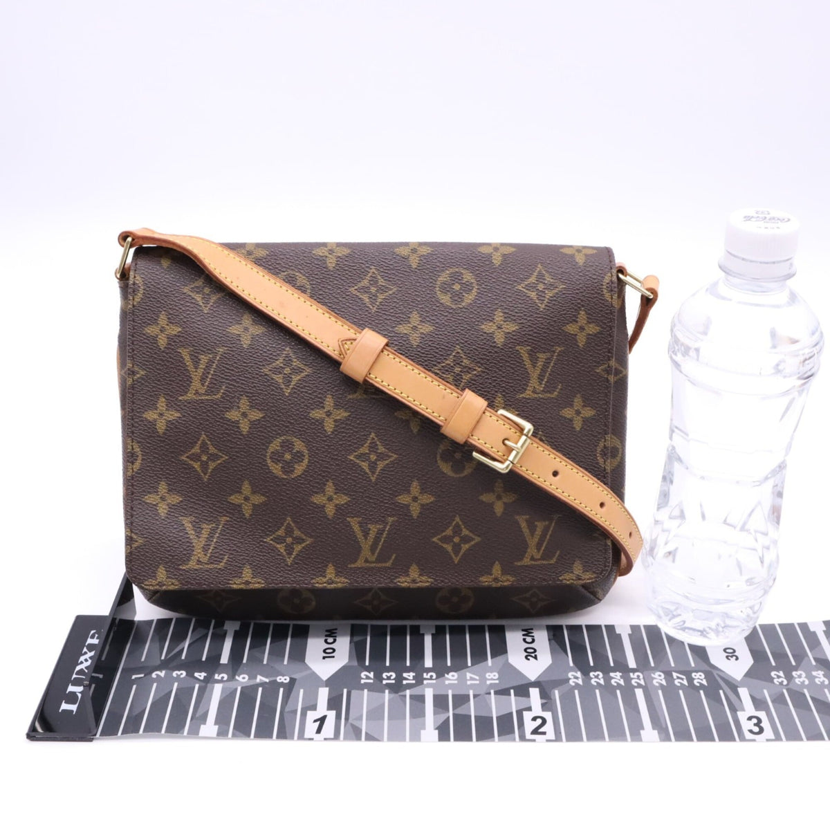 Louis Vuitton Beige Brown Monogram Monogram Shoulder Bag (Pre-Owned)