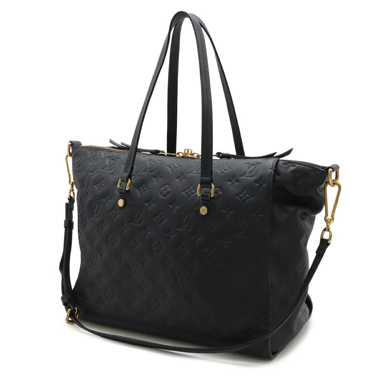Louis Vuitton Infini Navy Monogram Empreinte Shoulder Bag Tote Bag (Pre-Owned)