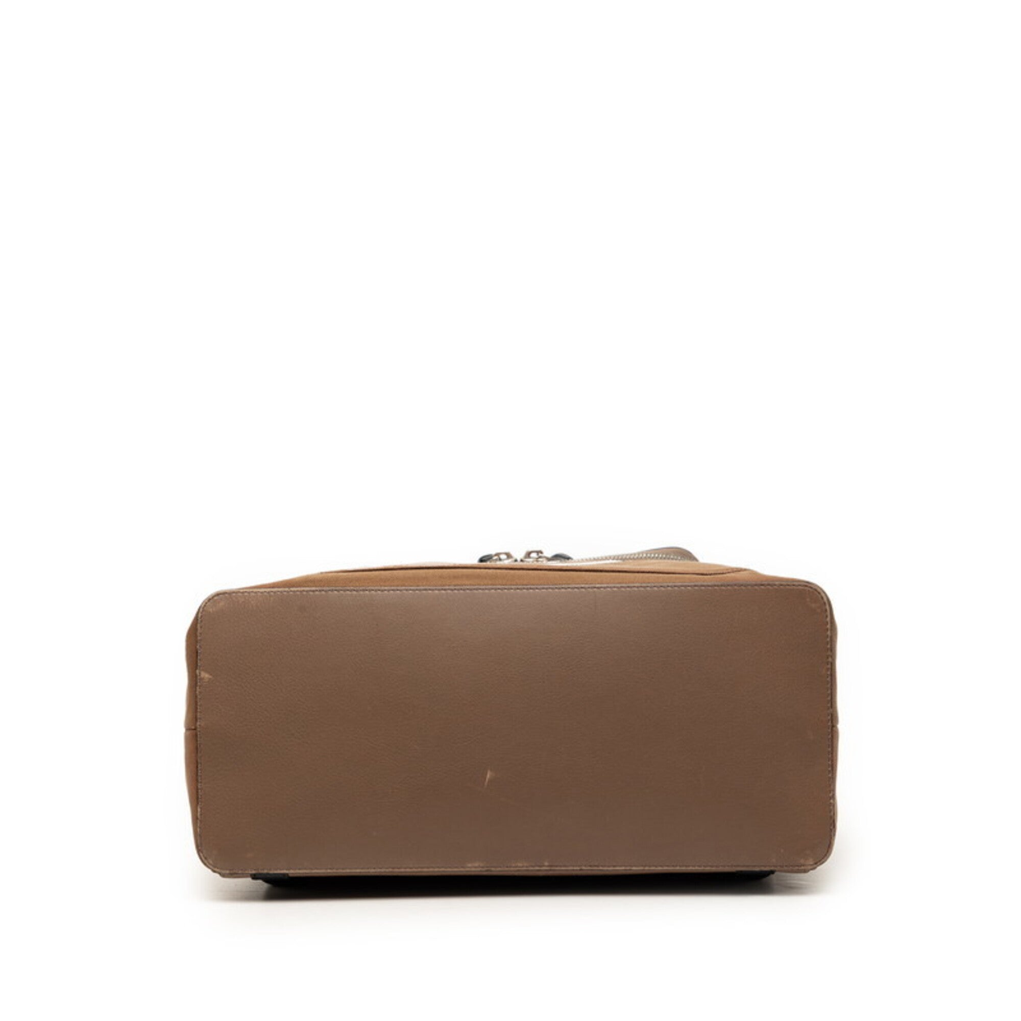 Loewe Beige Canvas Leather Backpack (Pre-Owned)
