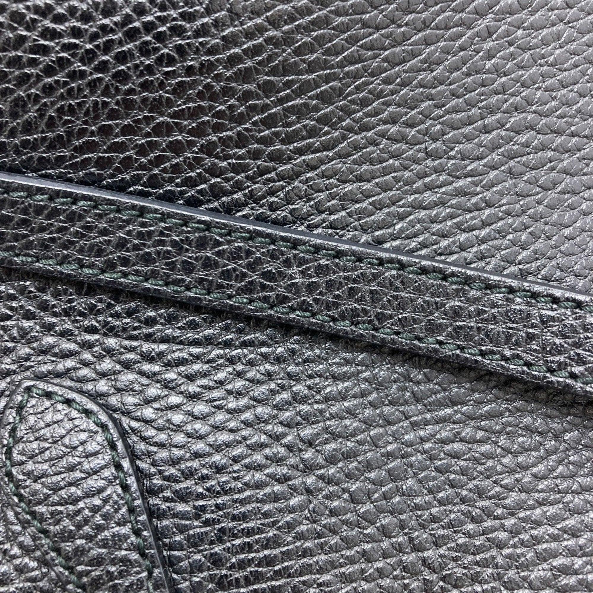 Gucci Black Leather Handbag (Pre-Owned)