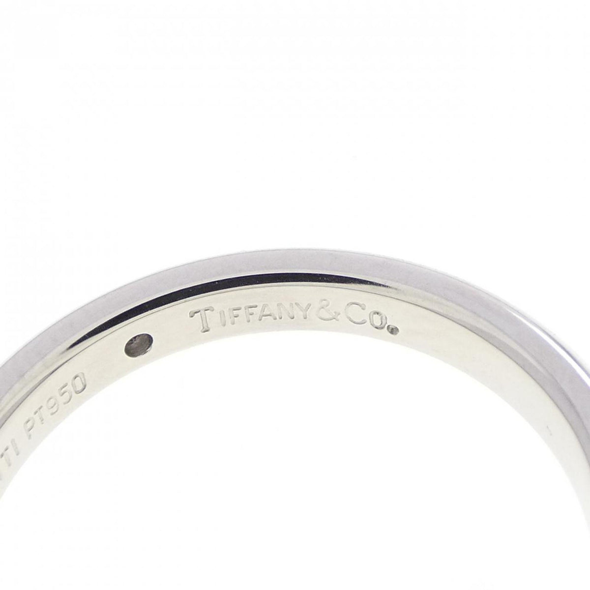 Tiffany Platinum 950 Band Ring (Pre-Owned)