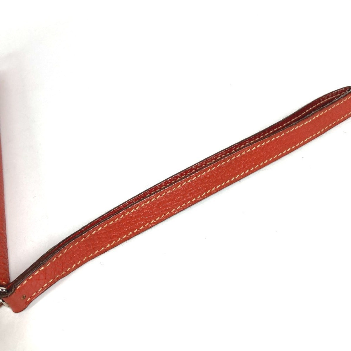 Hermes Brown Leather Clutch Bag Handbag Pochette Pouch (Pre-Owned)