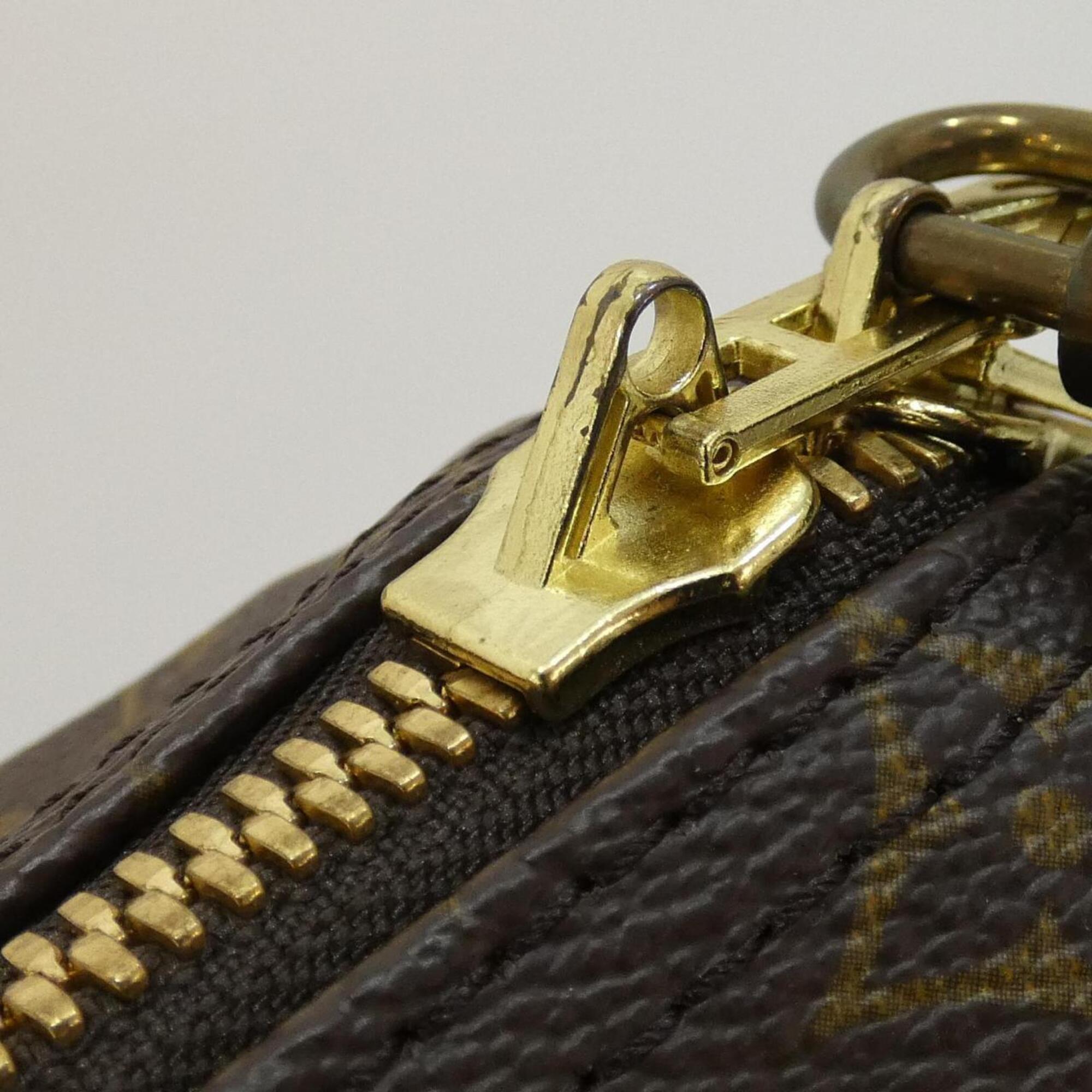 Louis Vuitton Monogram Marron Coated Canvas Handbag (Pre-Owned)