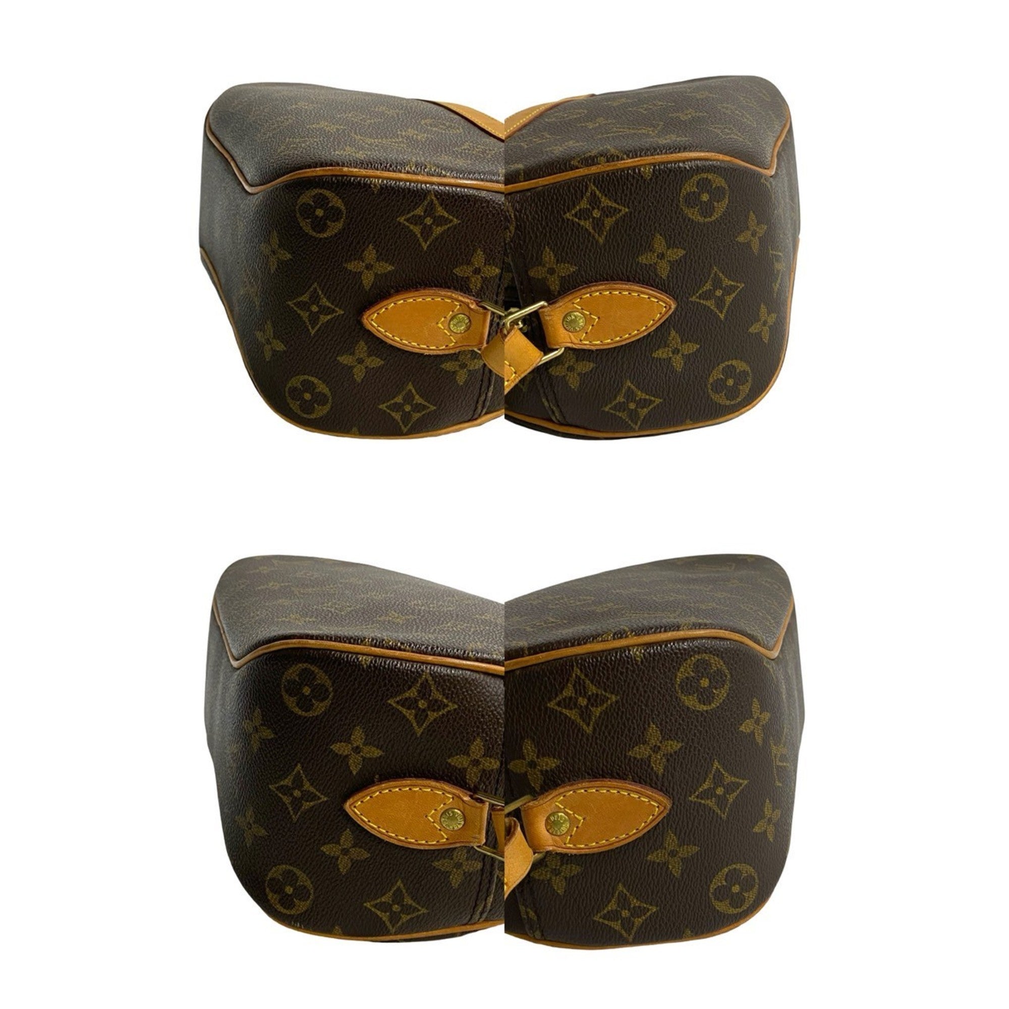 Louis Vuitton Brown Leather Pvc Pochette Shoulder Bag (Pre-Owned)