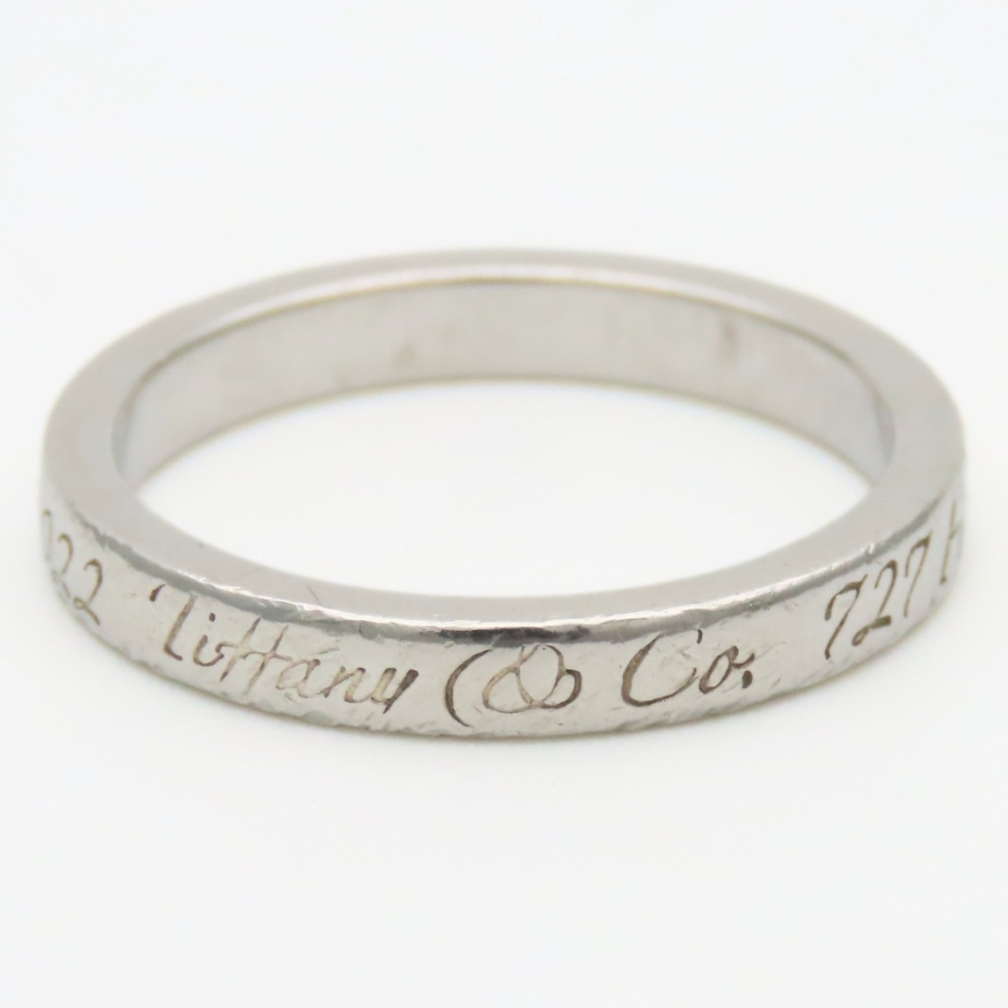 Tiffany Silver Silver 925 Band Ring (Pre-Owned)